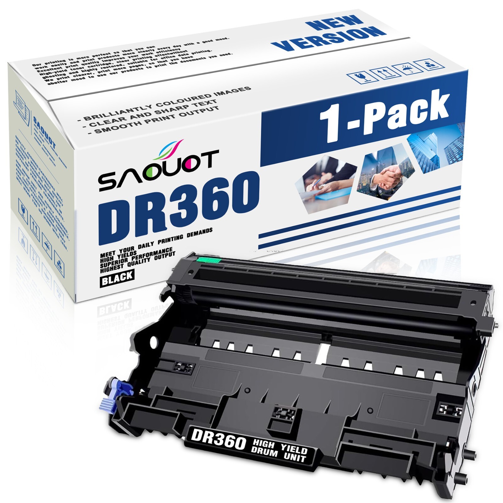 DR360 Drum Unit Replacement for Brother MFC-7440N DCP-7030 DCP-7040 (1 Pack)