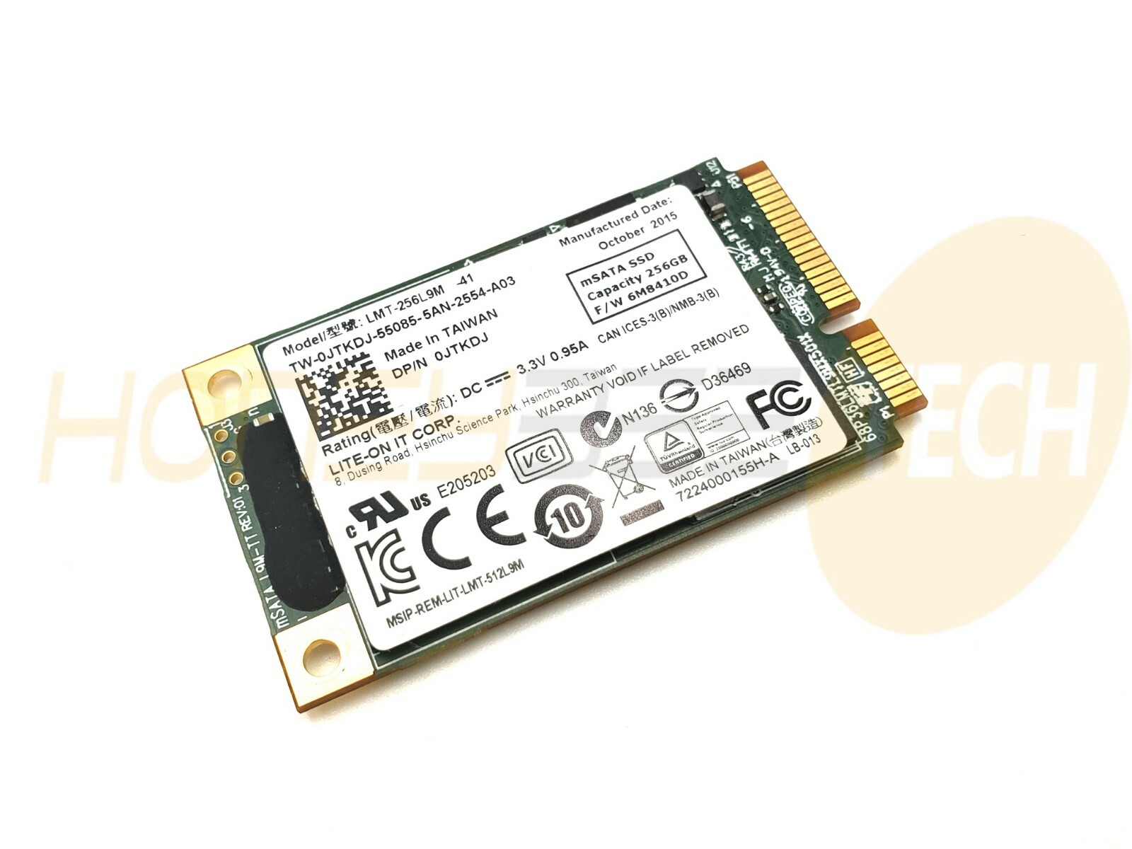 GENUINE DELL 256GB mSATA SSD MINI-PCIE 1.8" SOLID STATE DRIVE LMT-256L9M JTKDJ