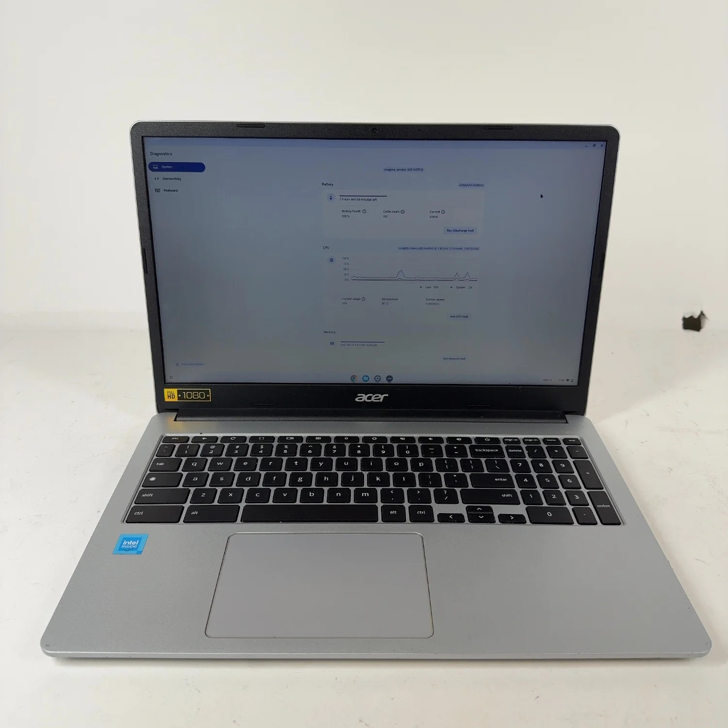 Acer Chromebook 315 CB315-4H 15.6" Celeron N4500 1.1GHz 4GB RAM 64GB SSD