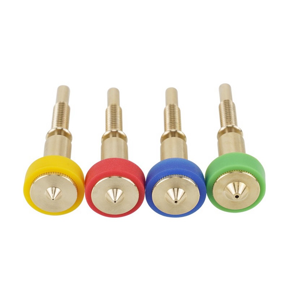 4pcs -In- Brass Titanium Nozzle 0.25/0.4/0.6/0.8mm Heatbreak Brass Titanium1594