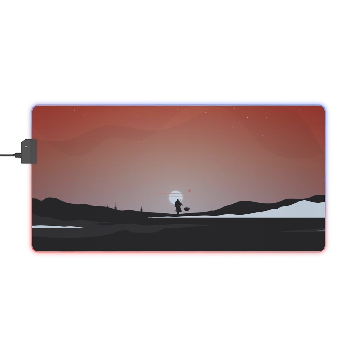 Mandalorian LED Gaming Mouse Pad