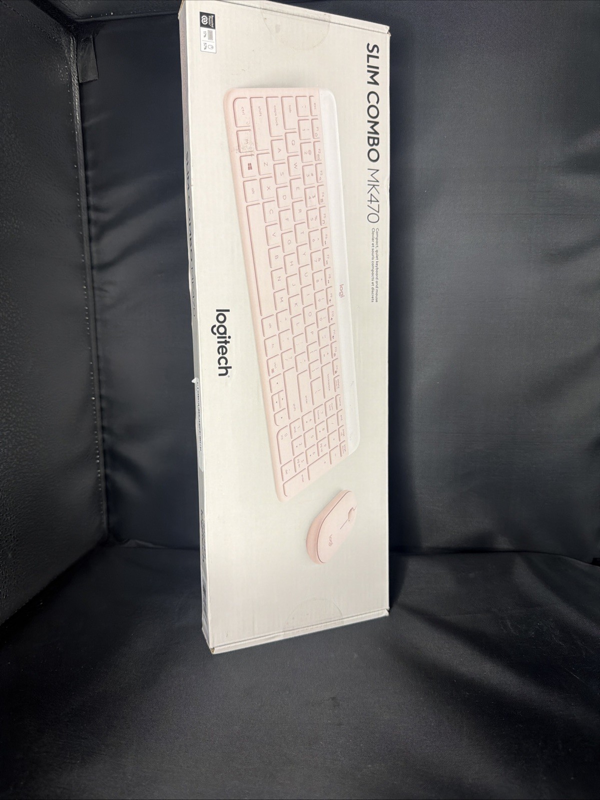 Logitech MK470 Slim Wireless Keyboard and Mouse Combo - Rose