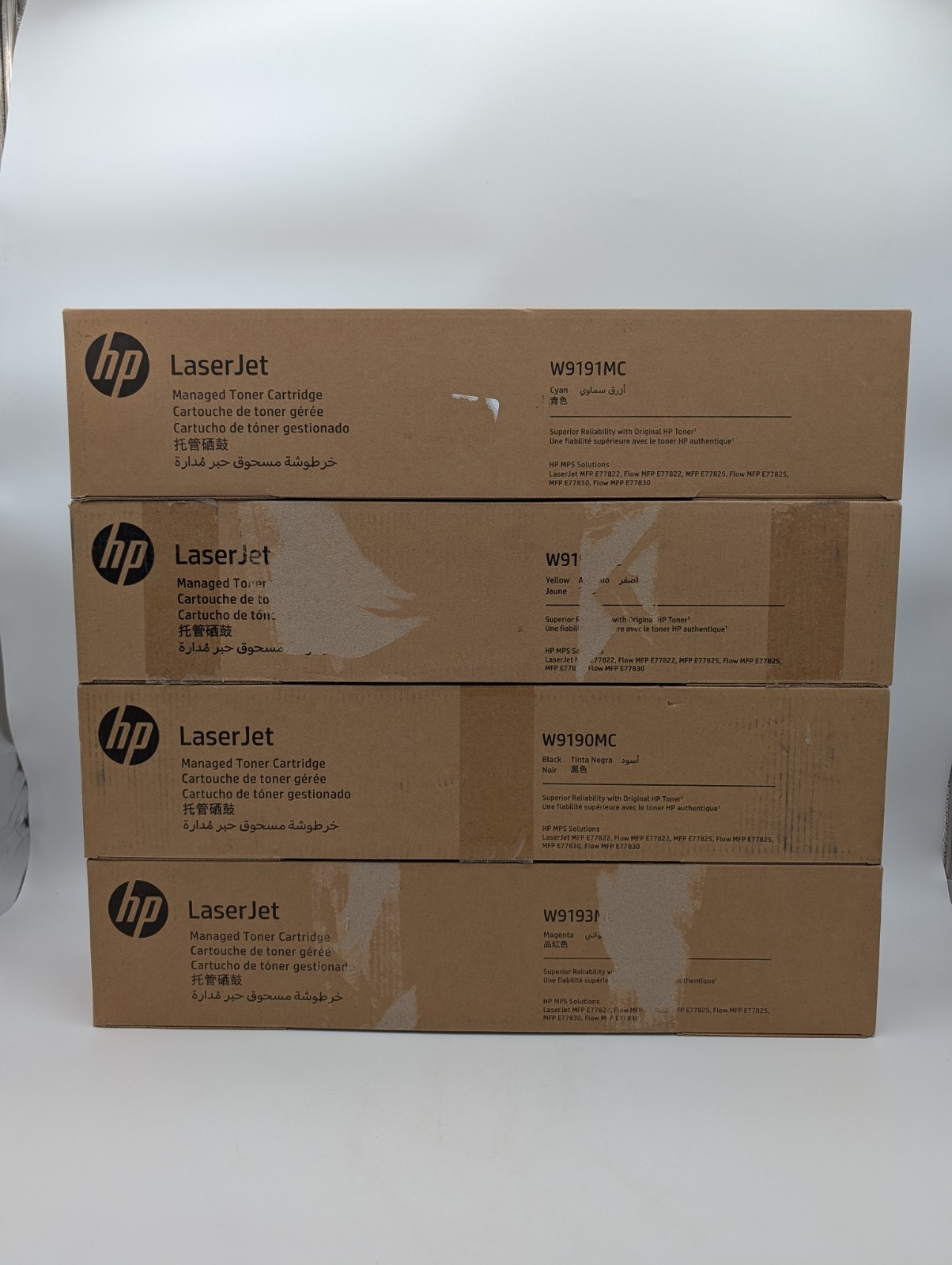 HP W9190MC, W9191MC, W9192MC, W9193MC Toner  LaserJet Managed MFP E77822d Set