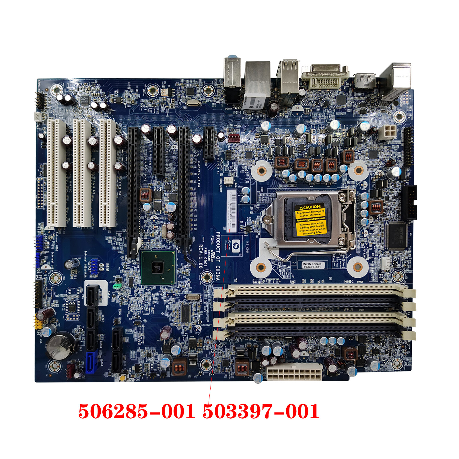 FOR HP Z200 CMT Tower DDR4 64GB H57 Motherboard 506285-001 503397-001