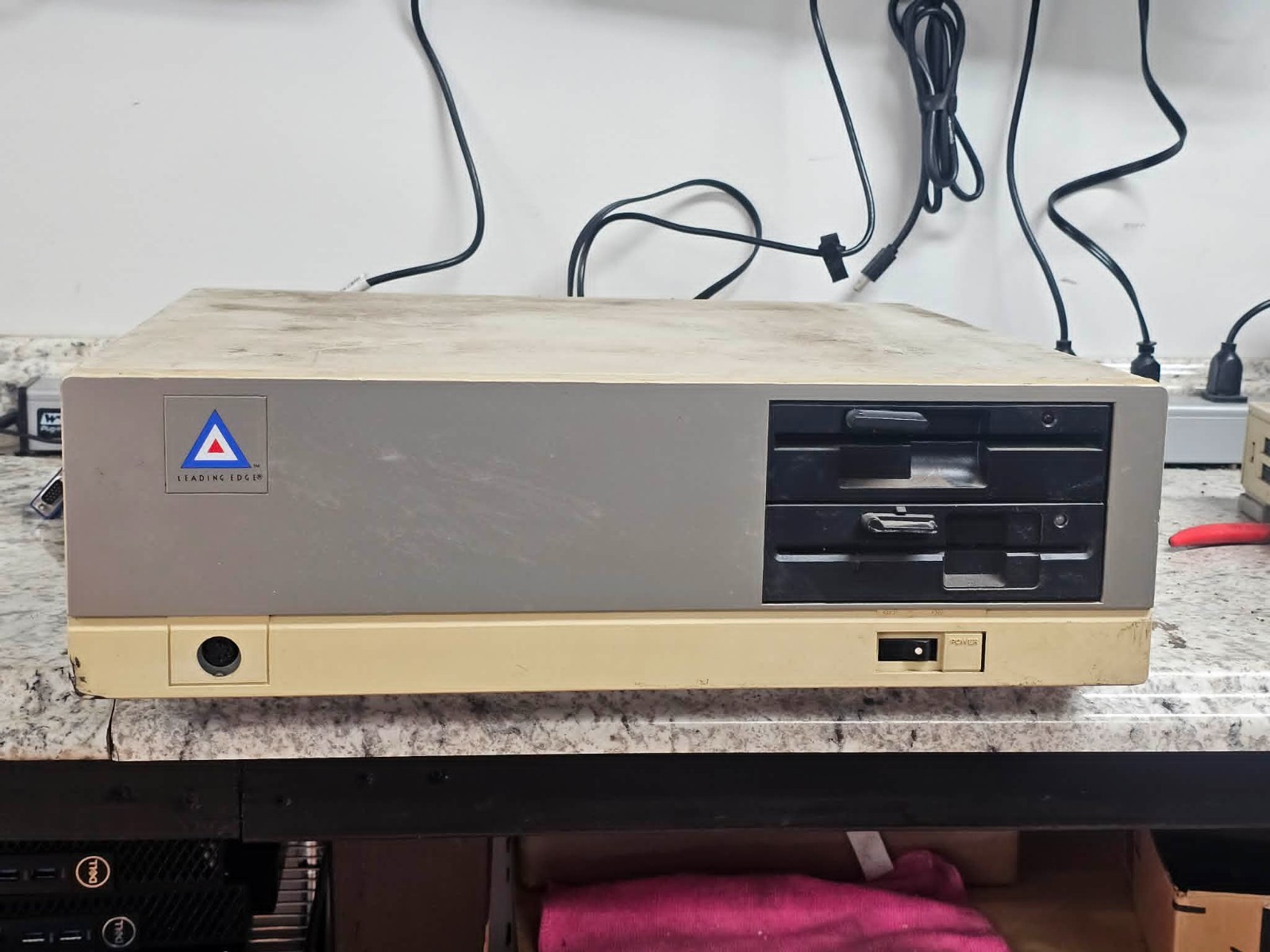 Clean Leading Edge MP-1676L Rare Vintage Retro 8088 PC Tested to Power Cool Case
