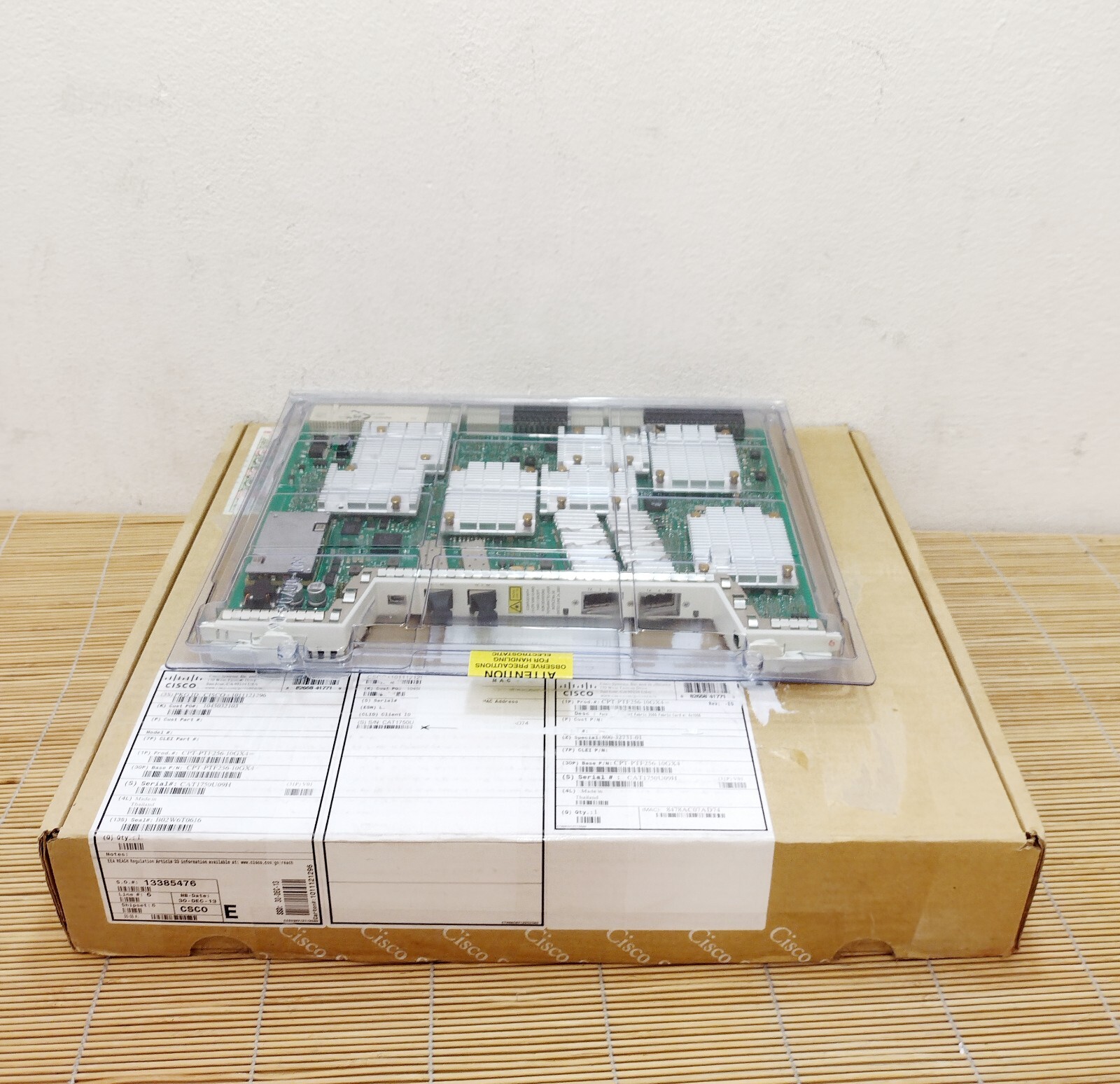 Cisco CPT-PTF256-10GX4 Packet Transport Fabric 256G Fabric Card 4x10GE Boxed