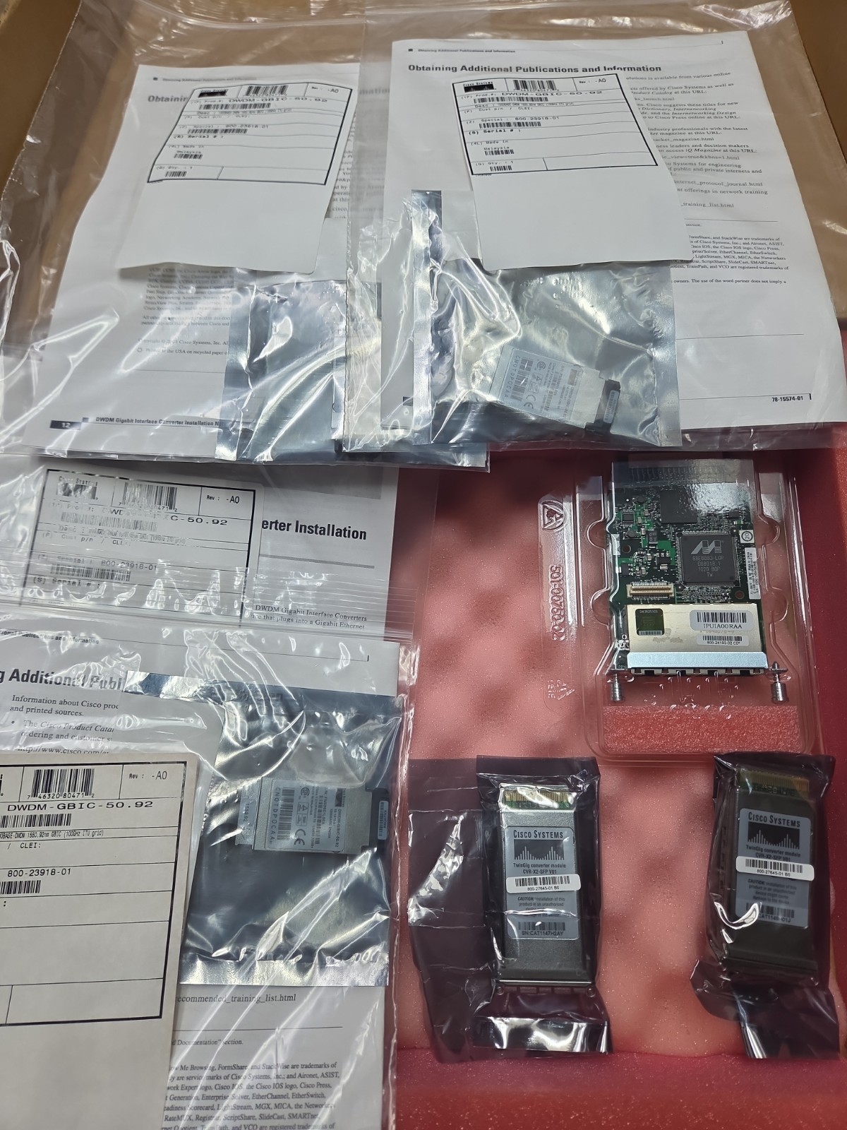 Lot of 7 New Cisco Network Interface Modules