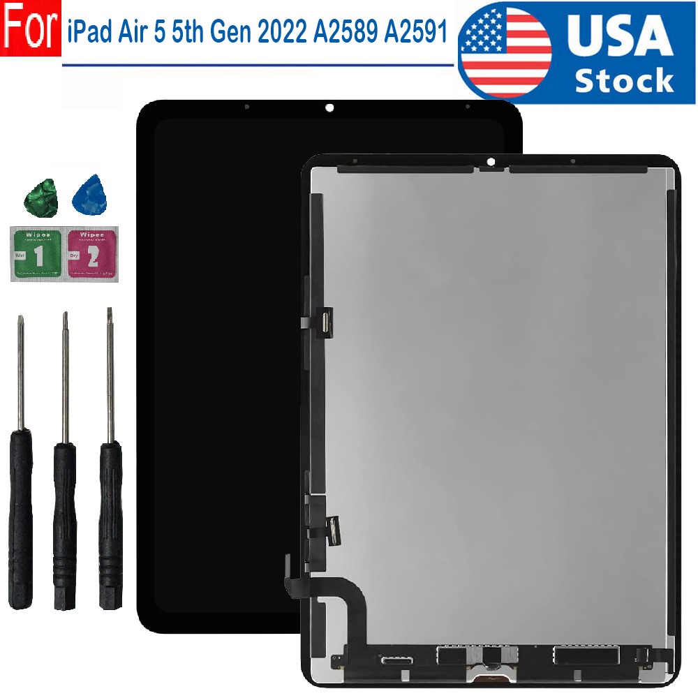 For iPad Air 5 5th Gen 2022 A2588 A2589 A2591 LCD Display Touch Screen Digitizer