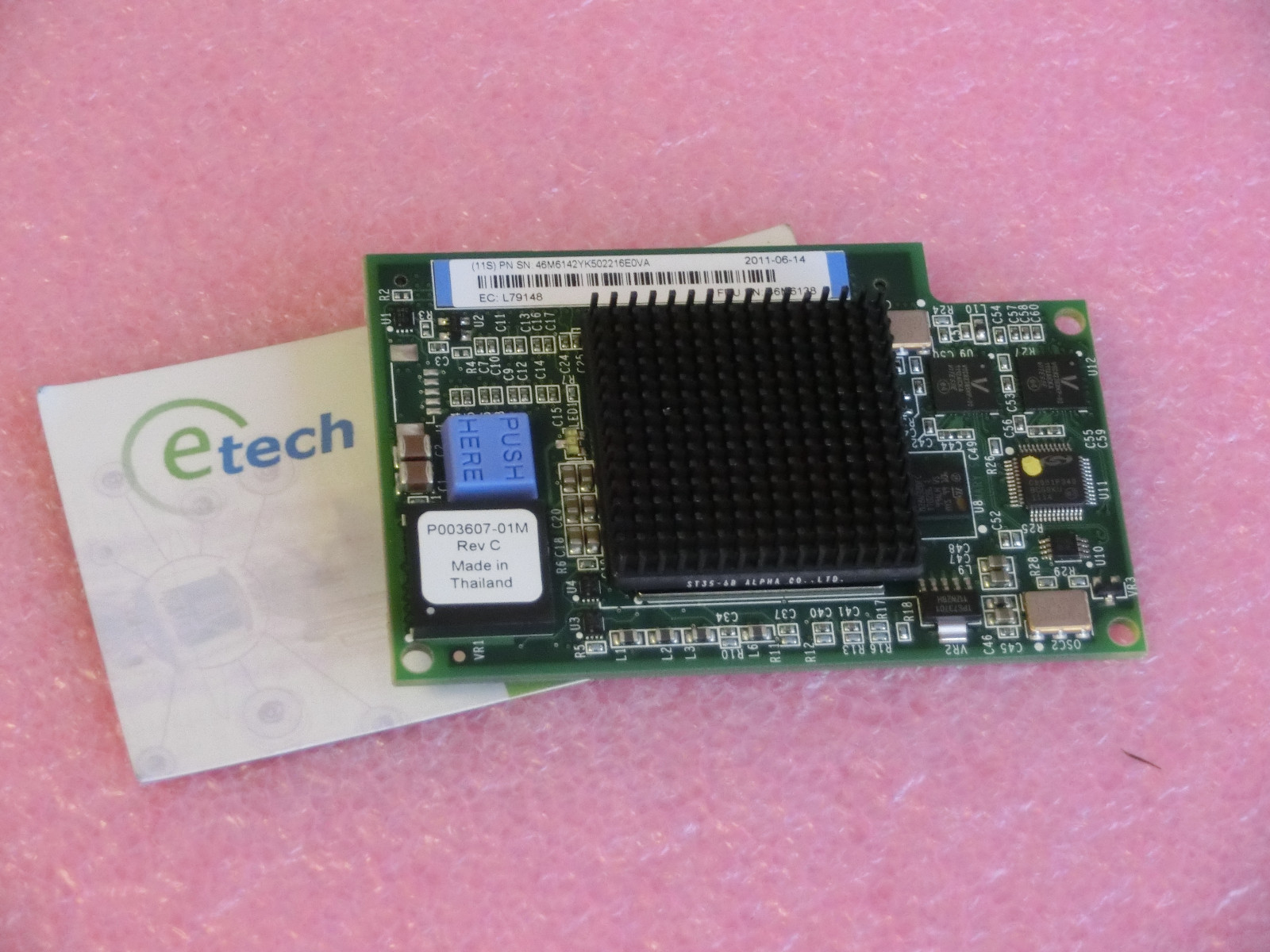 46M6140 / 46M6138– IBM Emulex 8Gb FC Expansion Card ( CIOv) for HS22, HS23, HX5