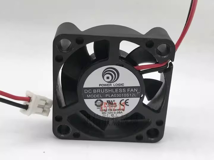 1PCS POWER LOGIC PLA03010S12L DC12V 0.05A 30x10mm Silent Cooling Fan