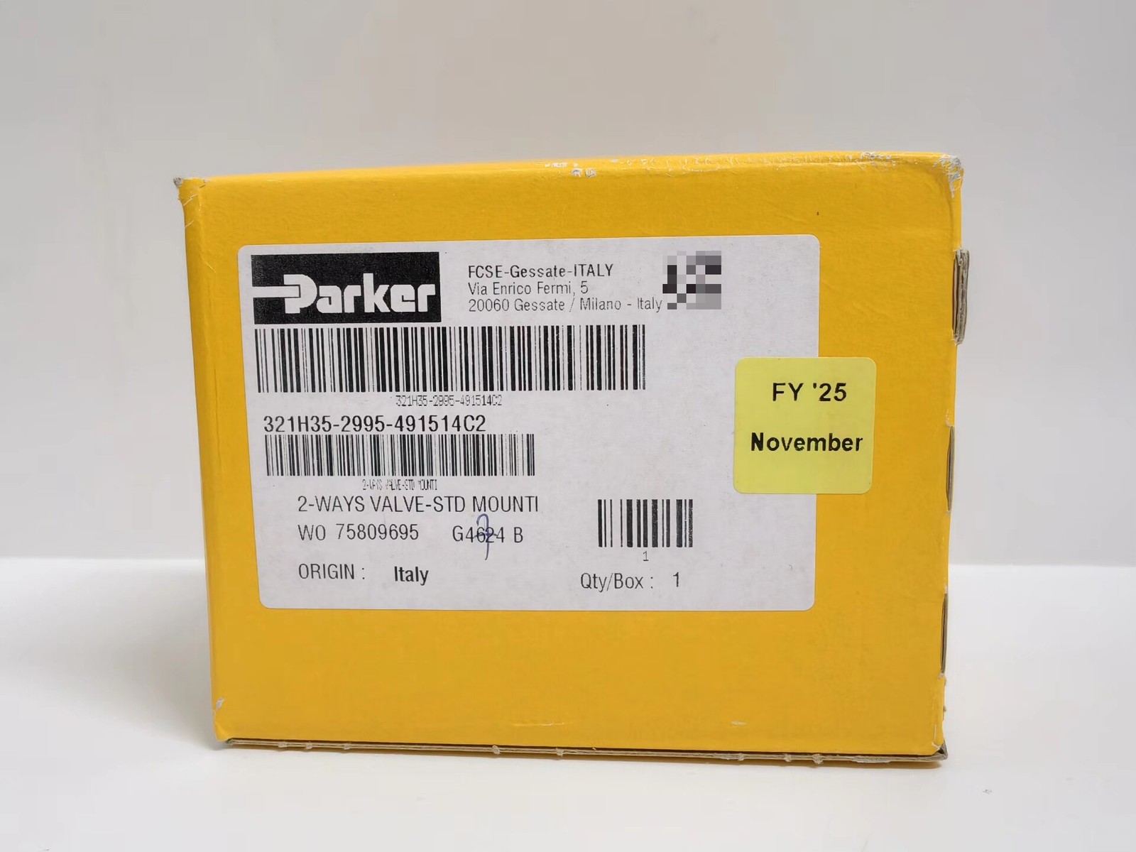 1PC NEW PARKER 321H35-2995-491514C2 Solenoid Valve Fast transportation