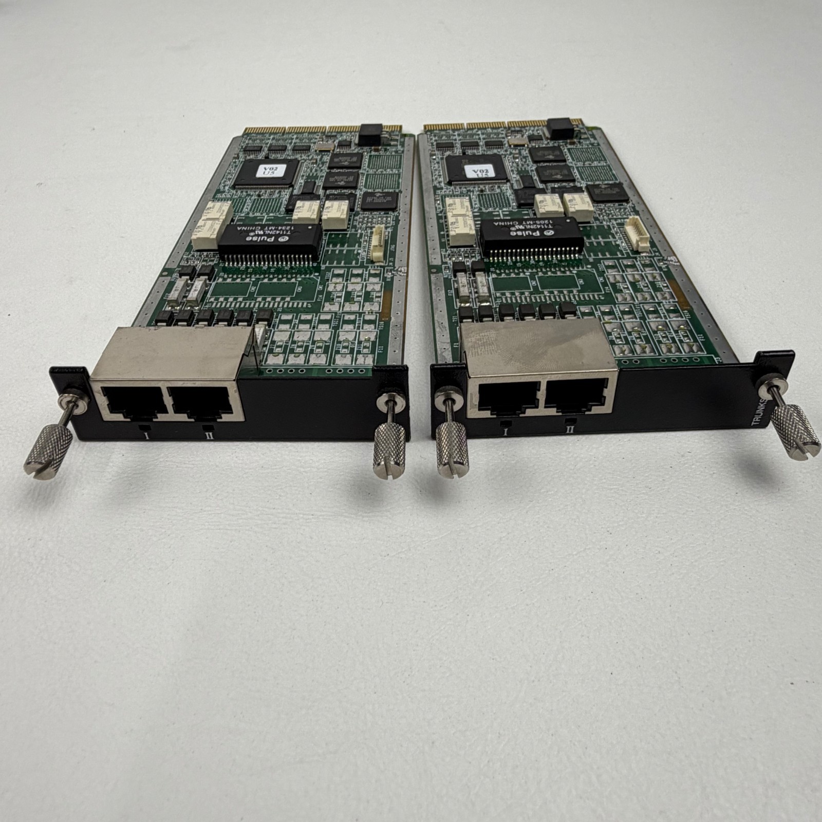 Pair 2x Audiocodes M1K-VM-2SPAN Mediant 1000 Dual Span E1/T1 PBX Voice M1K TMX-1