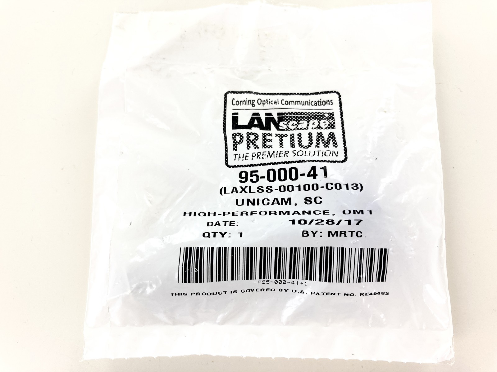 NOS2 - Corning 95-000-41 Unicam Connector Pretium 62.5 um SC Multimode/MM OM1