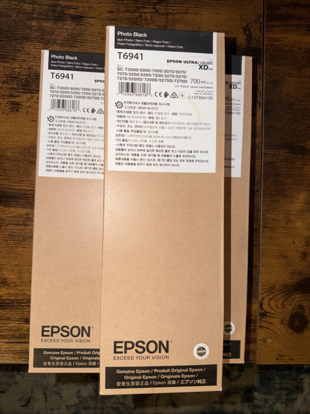 Epson UltraChrome XD T6941 Photo Black Ink (700ml)
