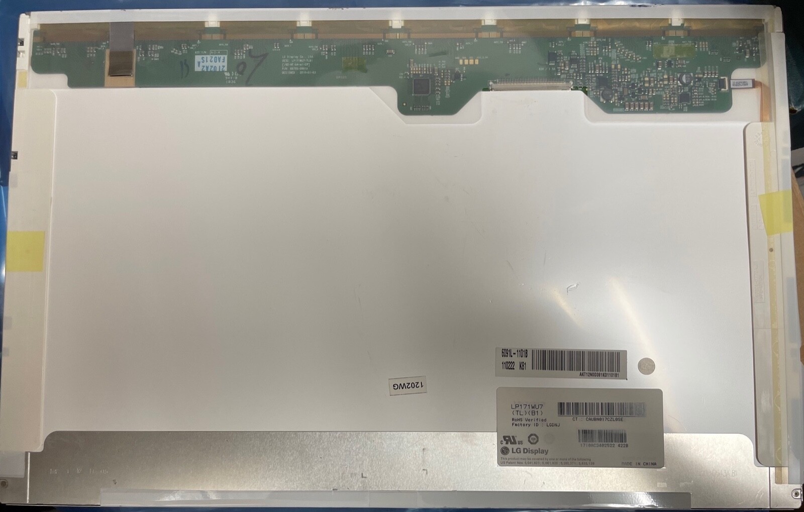 NEW 17" WUXGA laptop LED LCD screen for LP171WU7(TL)(B1) LP171WU7-TLB1 Panel