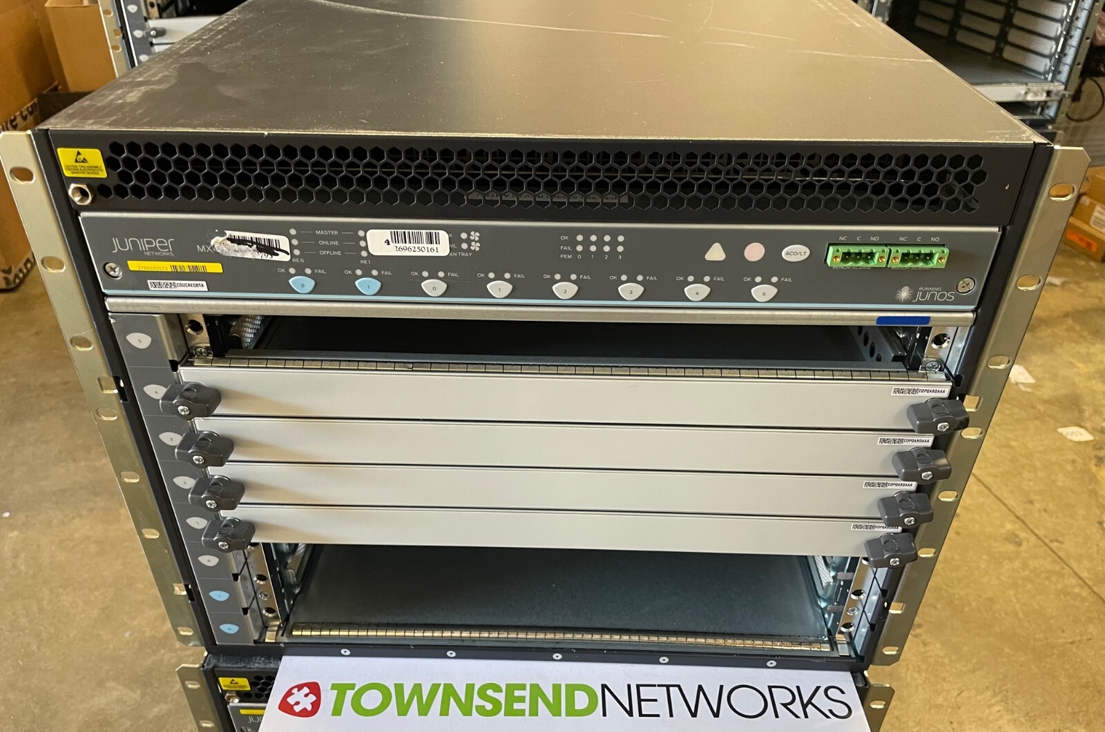 Juniper MX480 CHAS-BP3-MX480-S w/HC FAN NO Power Supplies  ***Tested/Warranty***