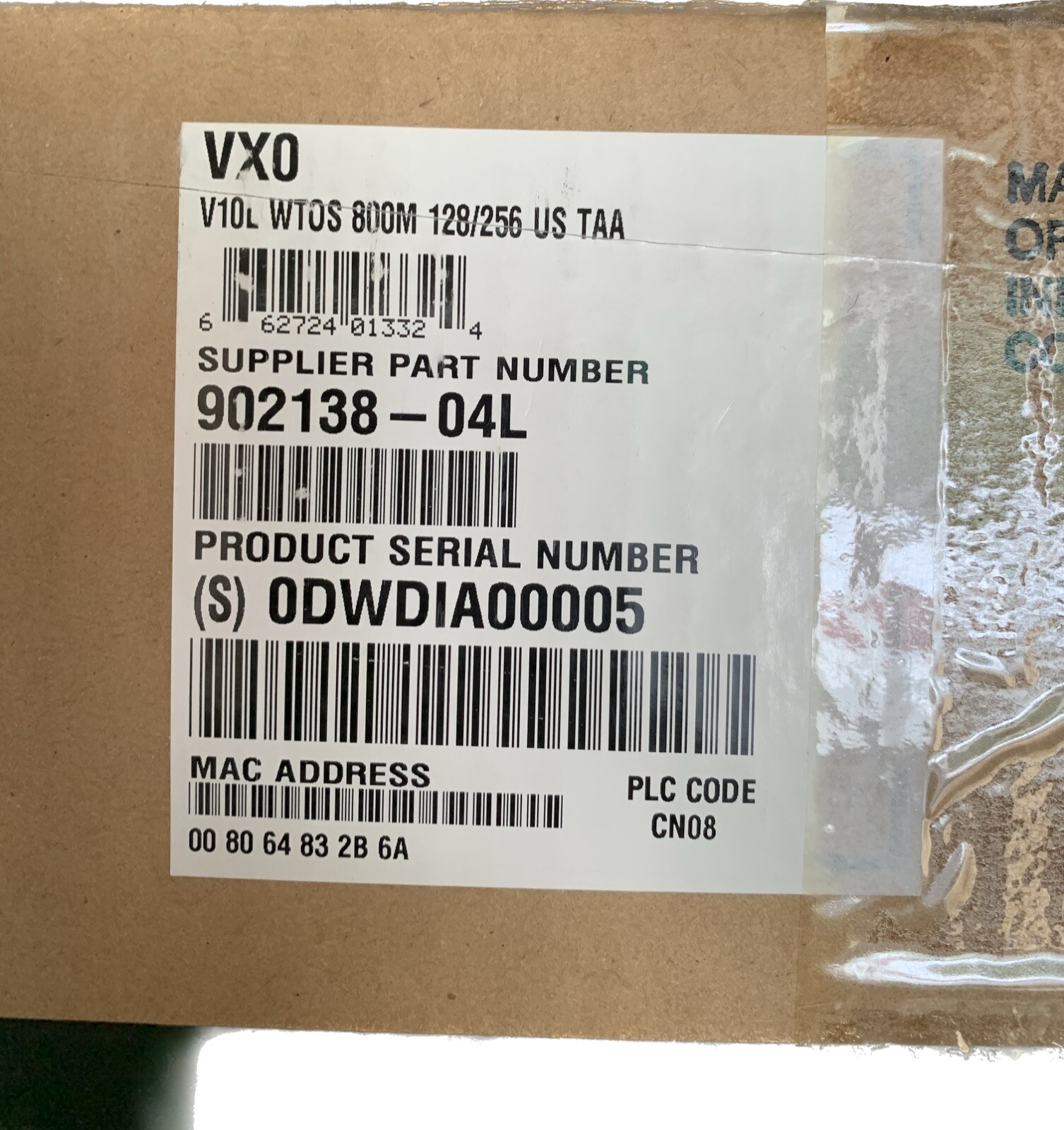 New WYSE VX0 V10L WTOS 800M 128/256 US TAA.902138-04L Thin Client with Keyboard