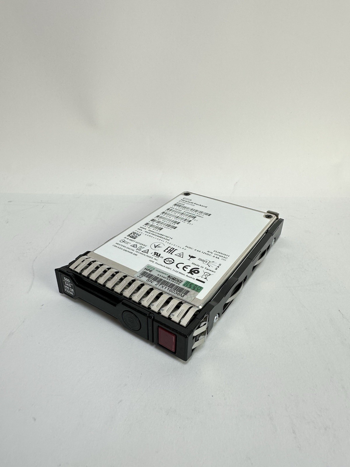 HPE 400GB SAS 12Gbps SC 2.5 SSD WI Write Intensive Smart Carrier Tray 12G SAS3