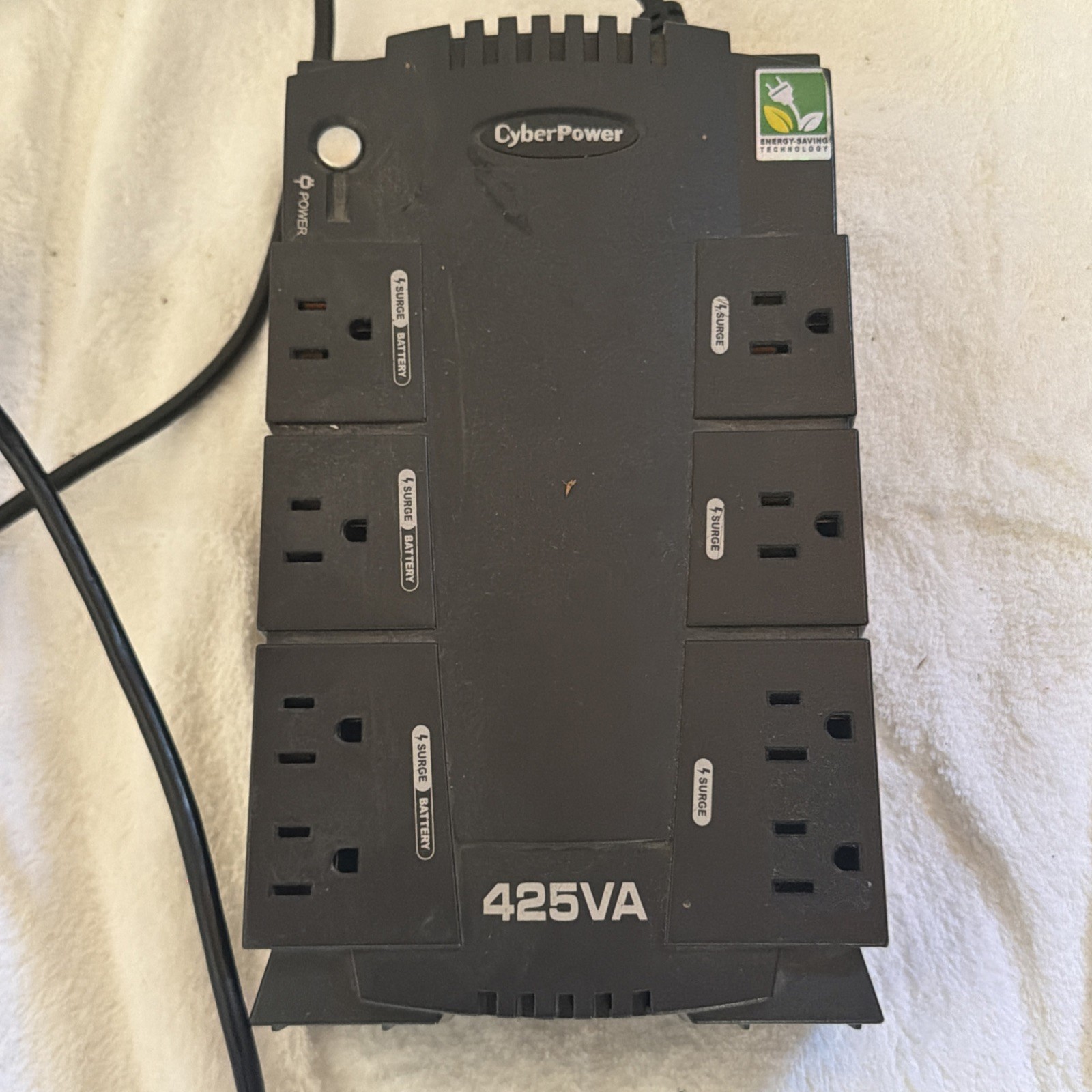 CyberPower CP425SLG-R 425VA 255W 8-Outlet UPS Battery Backup Surge Protector