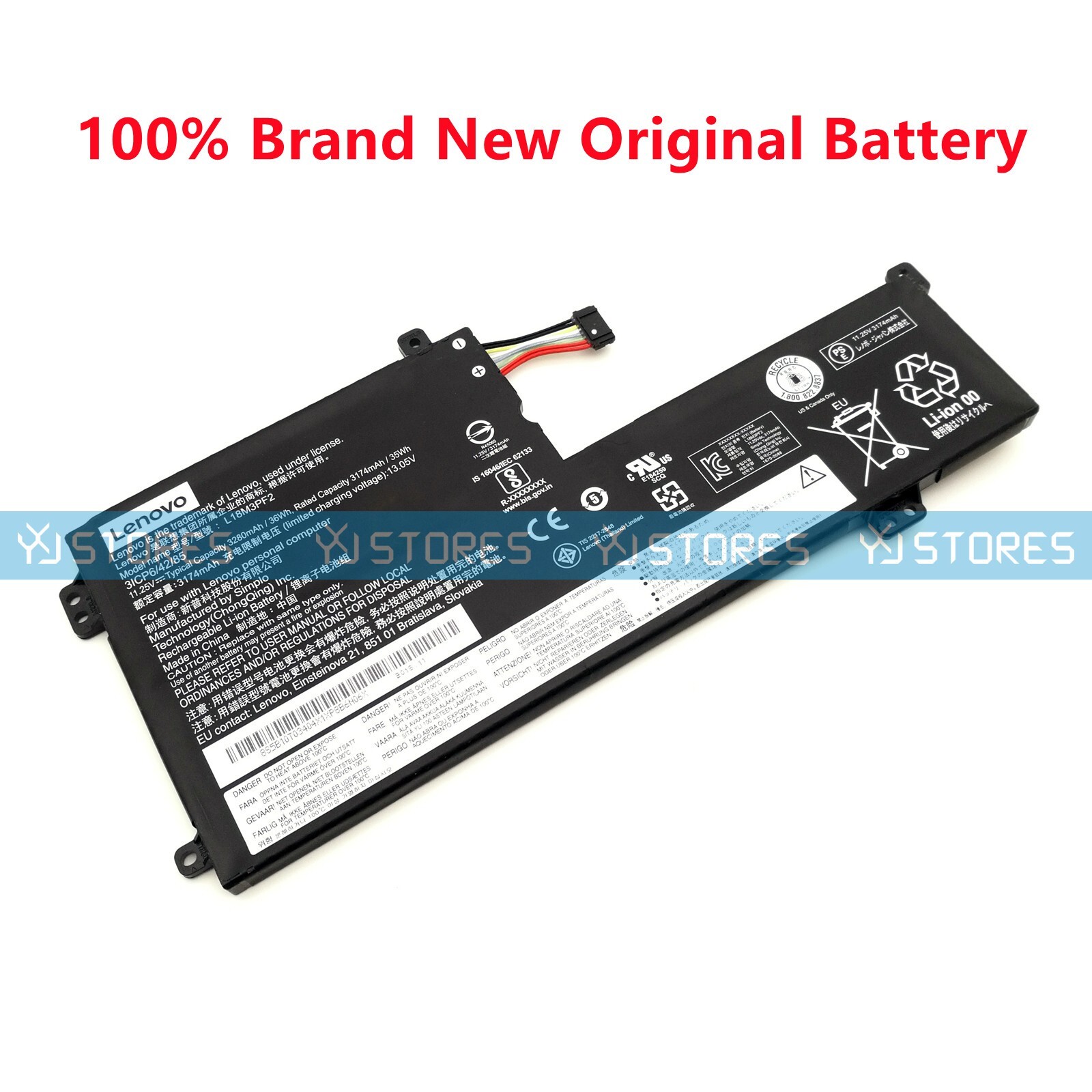 Genuine L18M3PF2 OEM Battery for Lenovo IdeaPad L340-15API L340-15IWL L340-17API