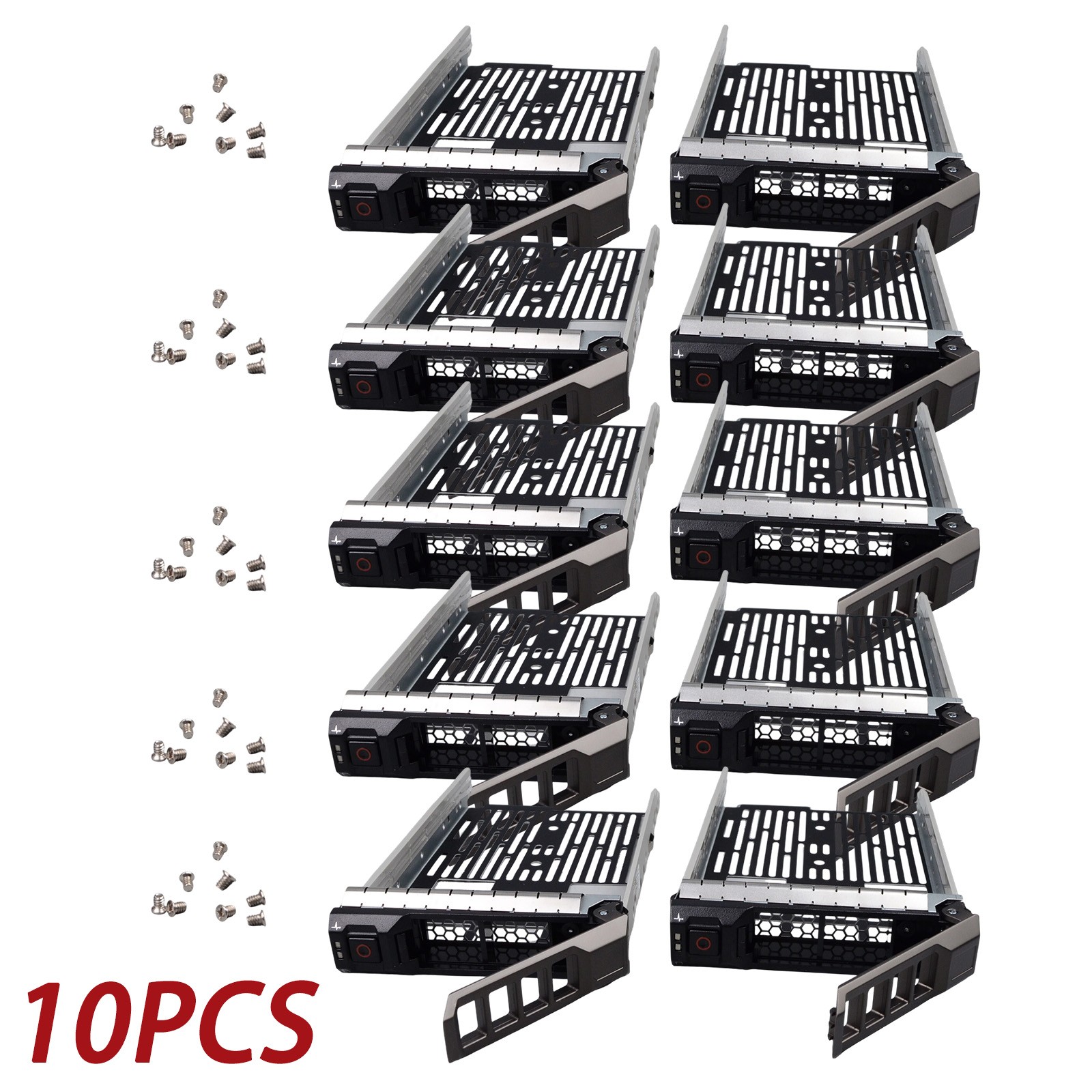 10PCS 3.5in Server HDD Carrier Caddy For Dell PowerEdge R510 R730 T630 0KG1CH