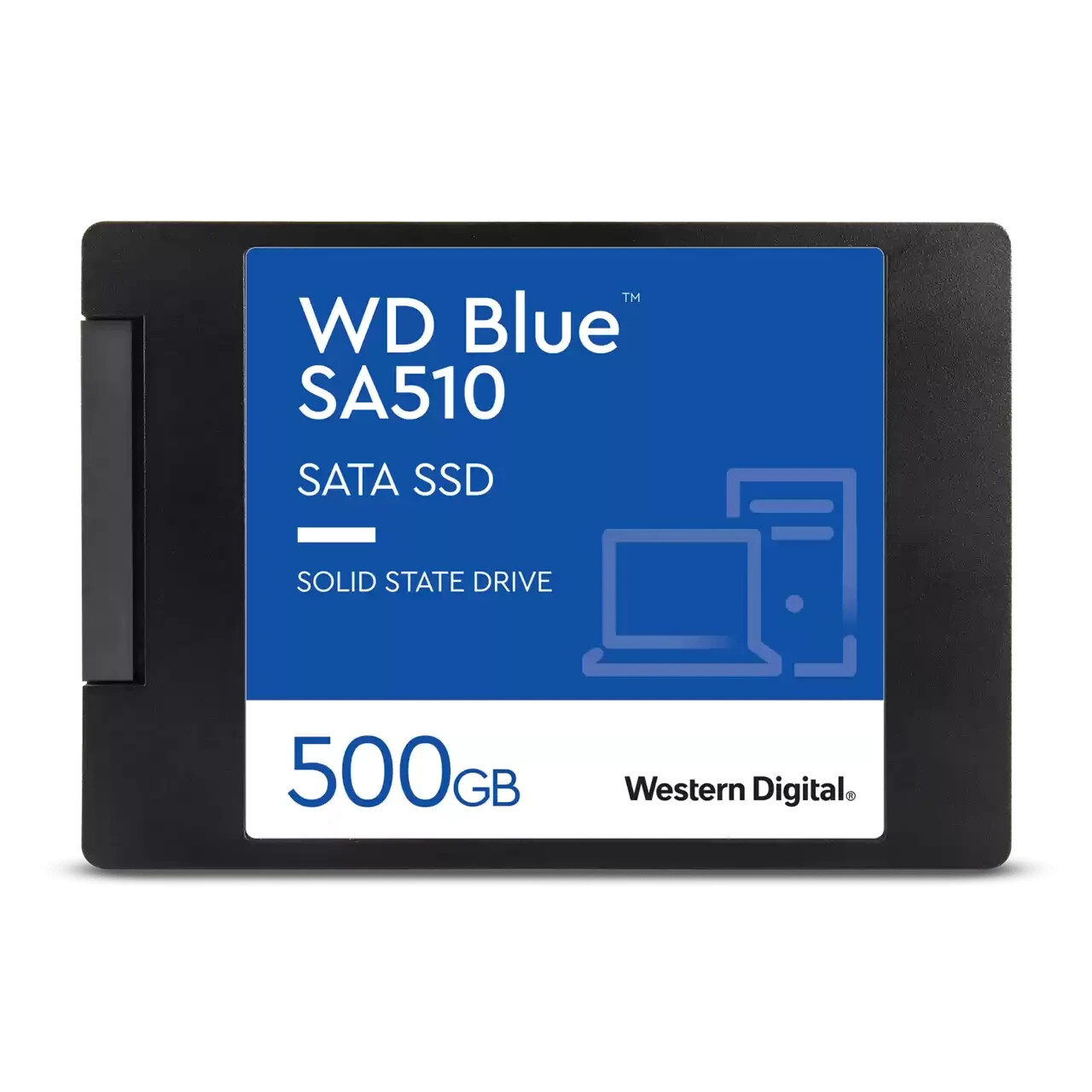 WD Blue SA510 500GB SATA SSD 2.5”/7mm Cased 560MB/s (WDS500G3B0A)