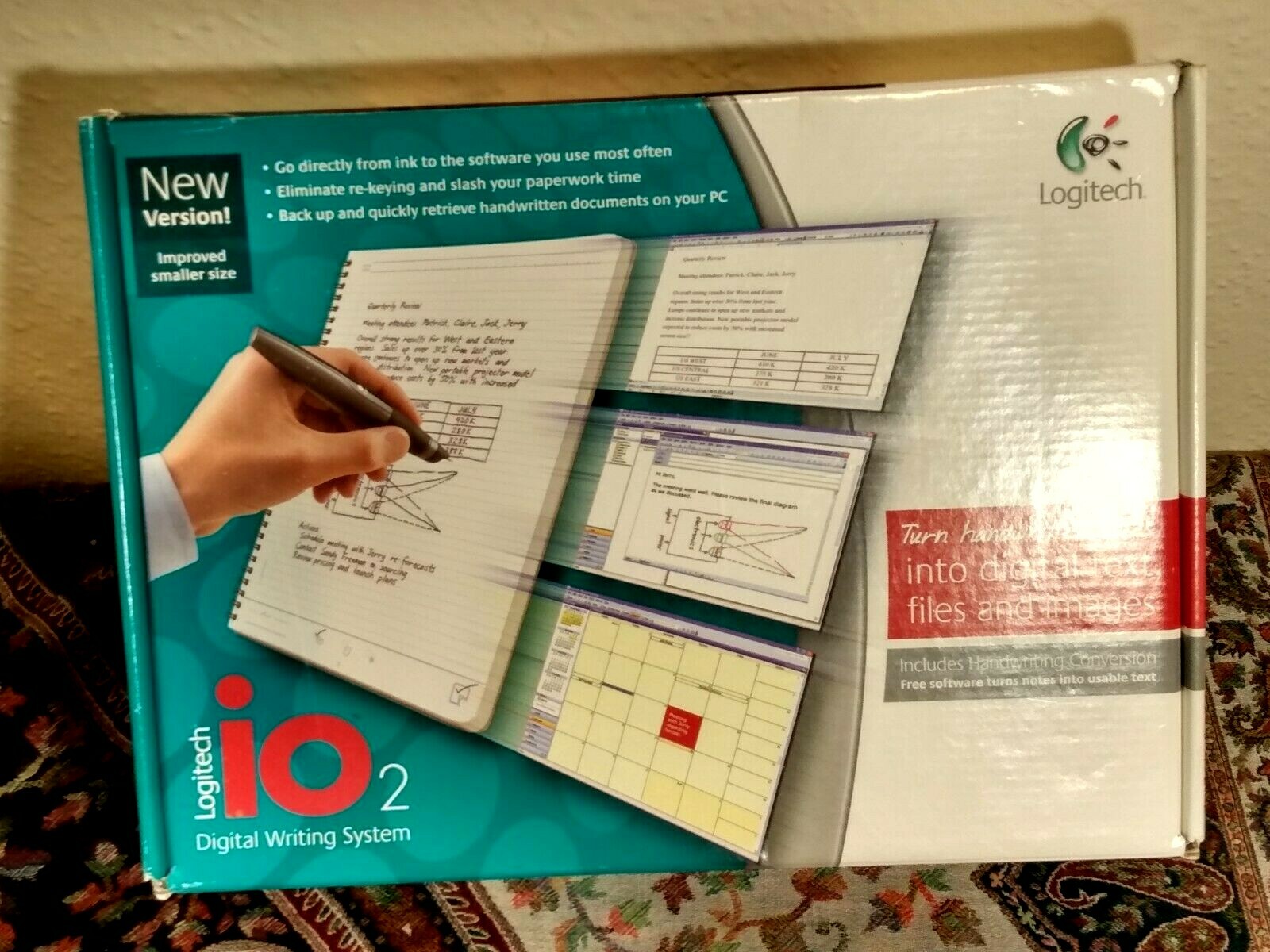 Logitech io2 Digital Pen Writing System (965118-0403)  open box not used