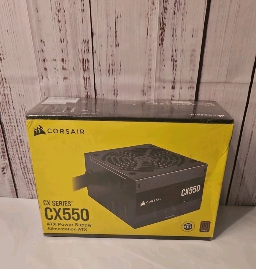 New Sealed Corsair CX Series CX55 ATX Power Supply/ 80 Plus Bronze 