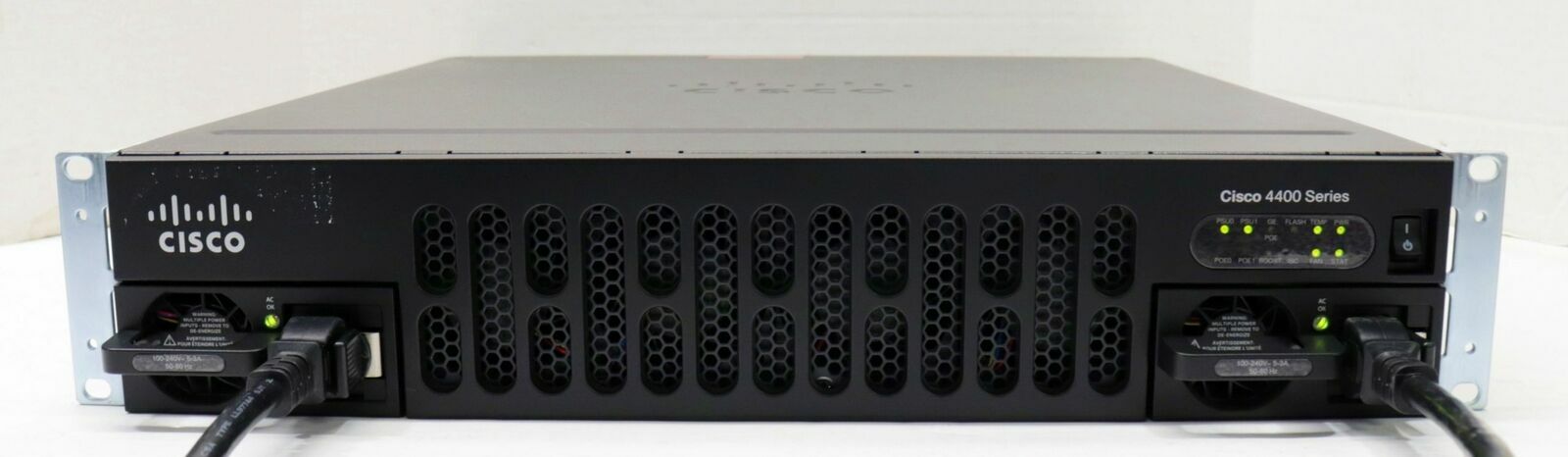 CISCO ISR4451-X-VSEC/K9 Gigabit Voice Security ISR Router Dual AC Power PVDM4-64