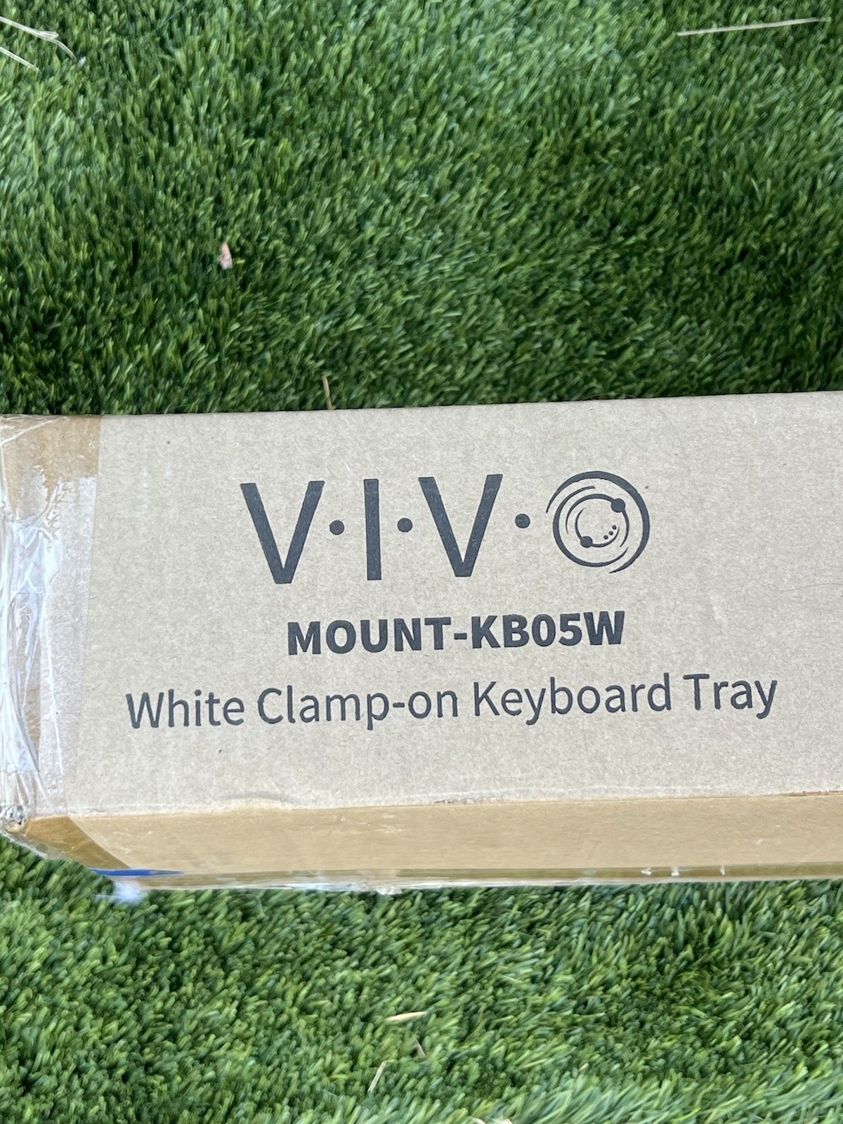 VIVO White Extra Sturdy Clamp-on Computer Keyboard & Mouse Under Desk Tray