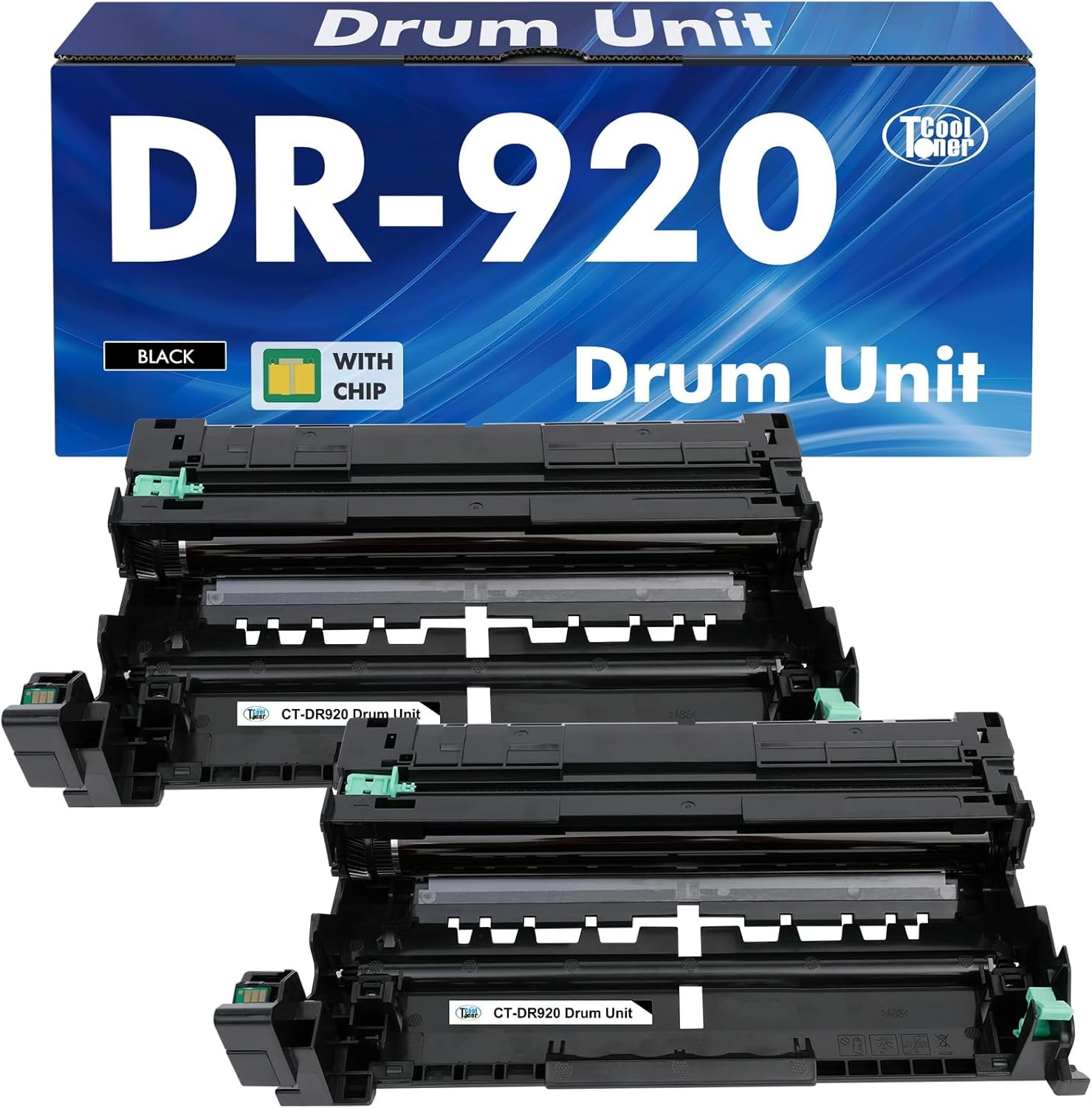 DR-920 DR920 Drum Unit Black 2 Pack Compatible Replacement for Brother DR920 DR
