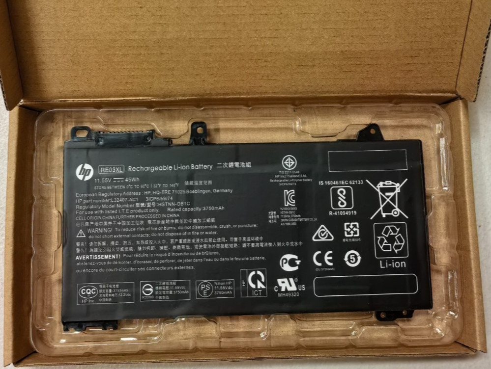 Genuine RE03XL Battery for HP ProBook 430 440 445 450 455R G6 G7 HSTNN-UB7R DB9A