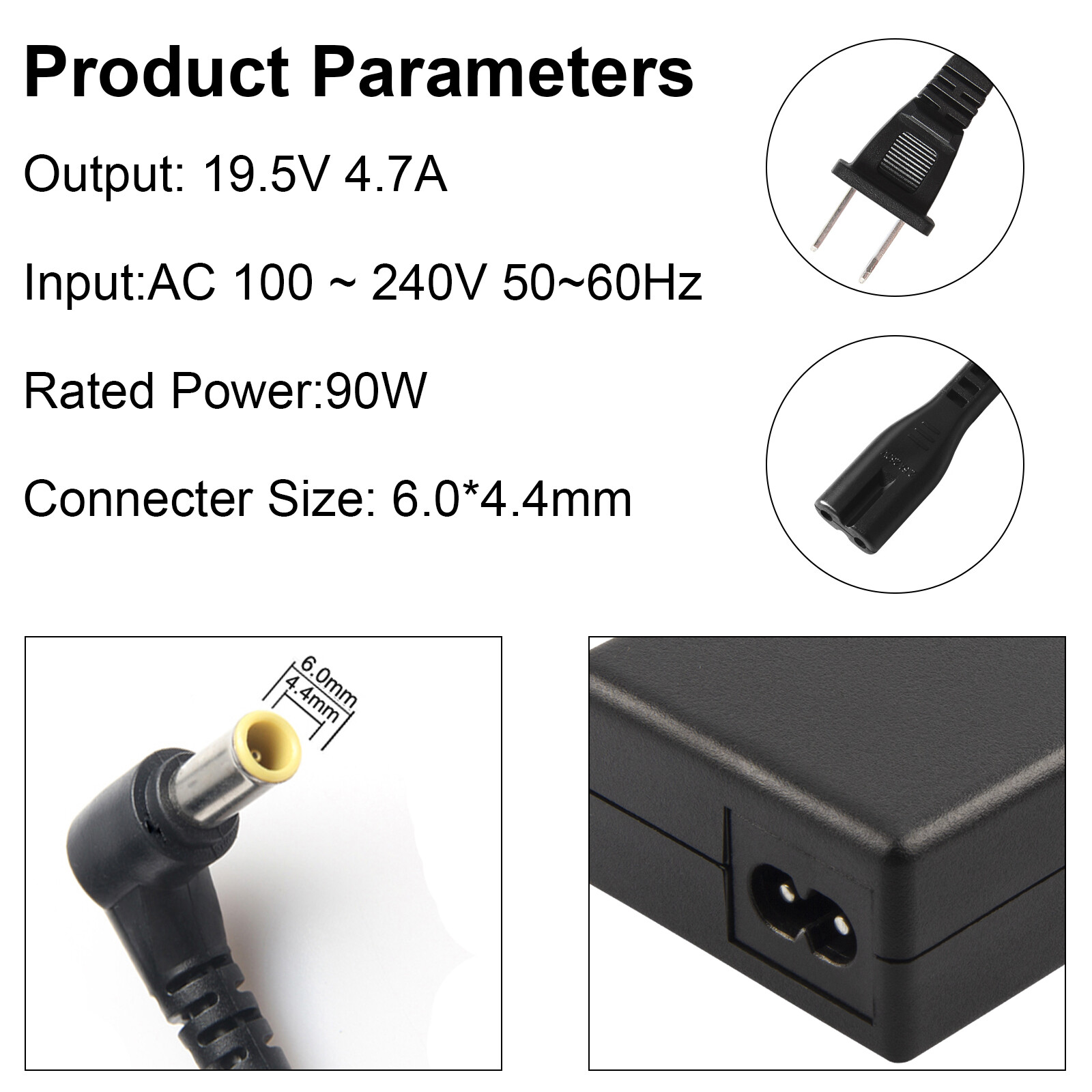 AC Adapter Charger for Sony Vaio VGP VGN PCG-7133L PCG Series Power Supply