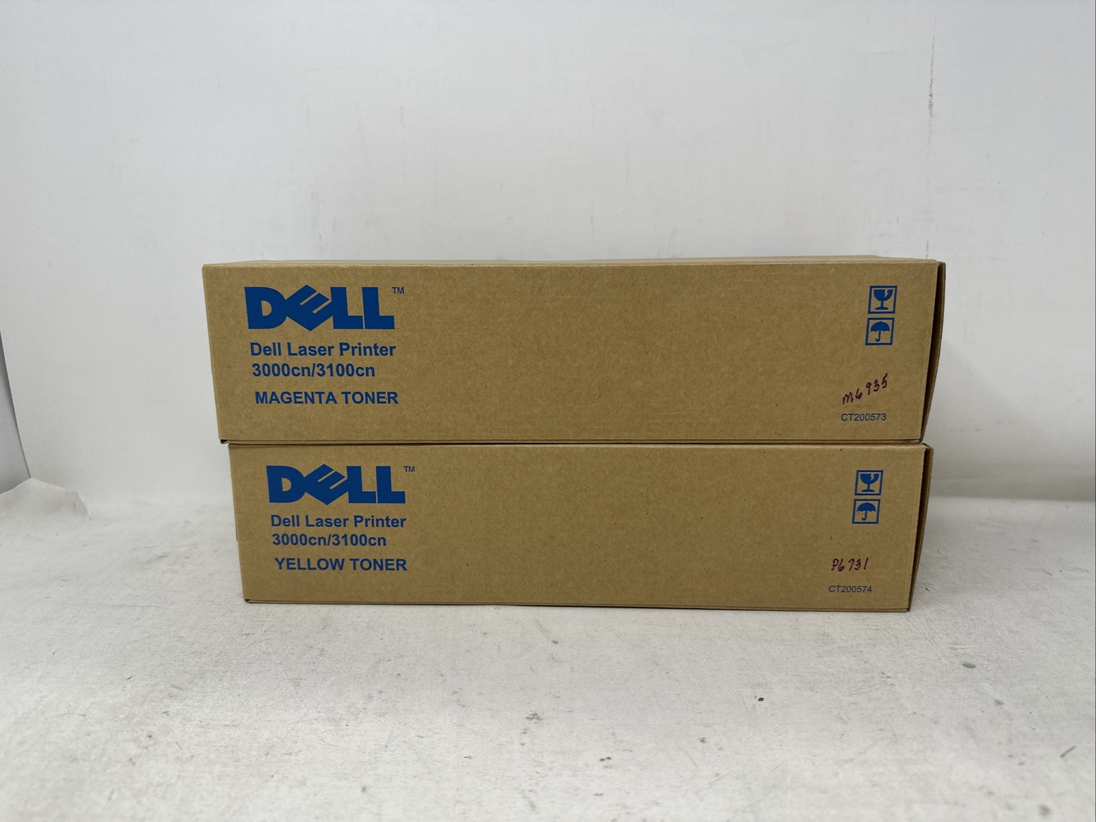 Genuine DELL 3100CN M Y  Laser Printer Toner Cartridge  3000cn 3100cn 