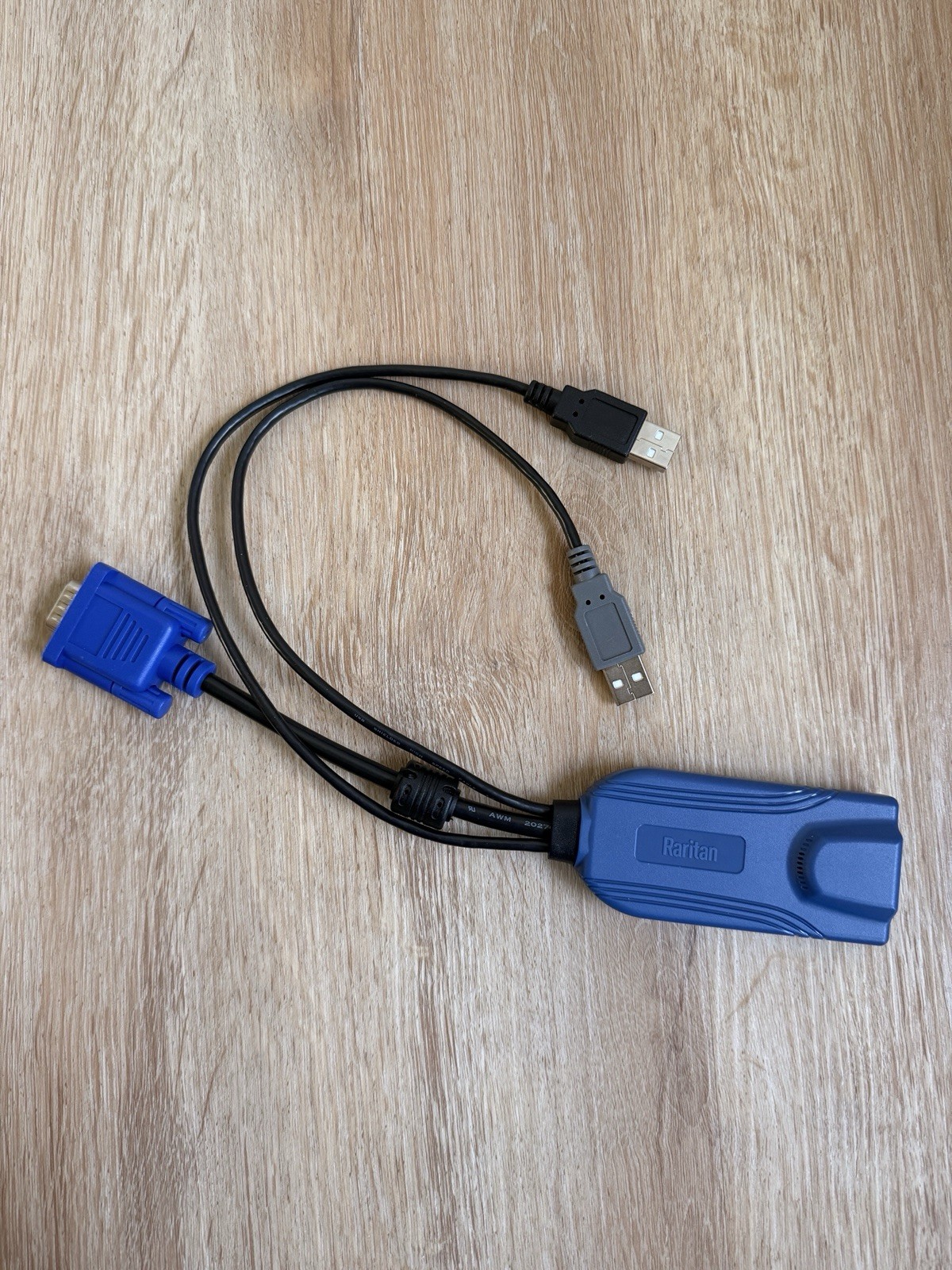 Raritan D2CIM-DVUSB Dominion KX II III KVM CIM Virtual Media Dual USB VGA Module