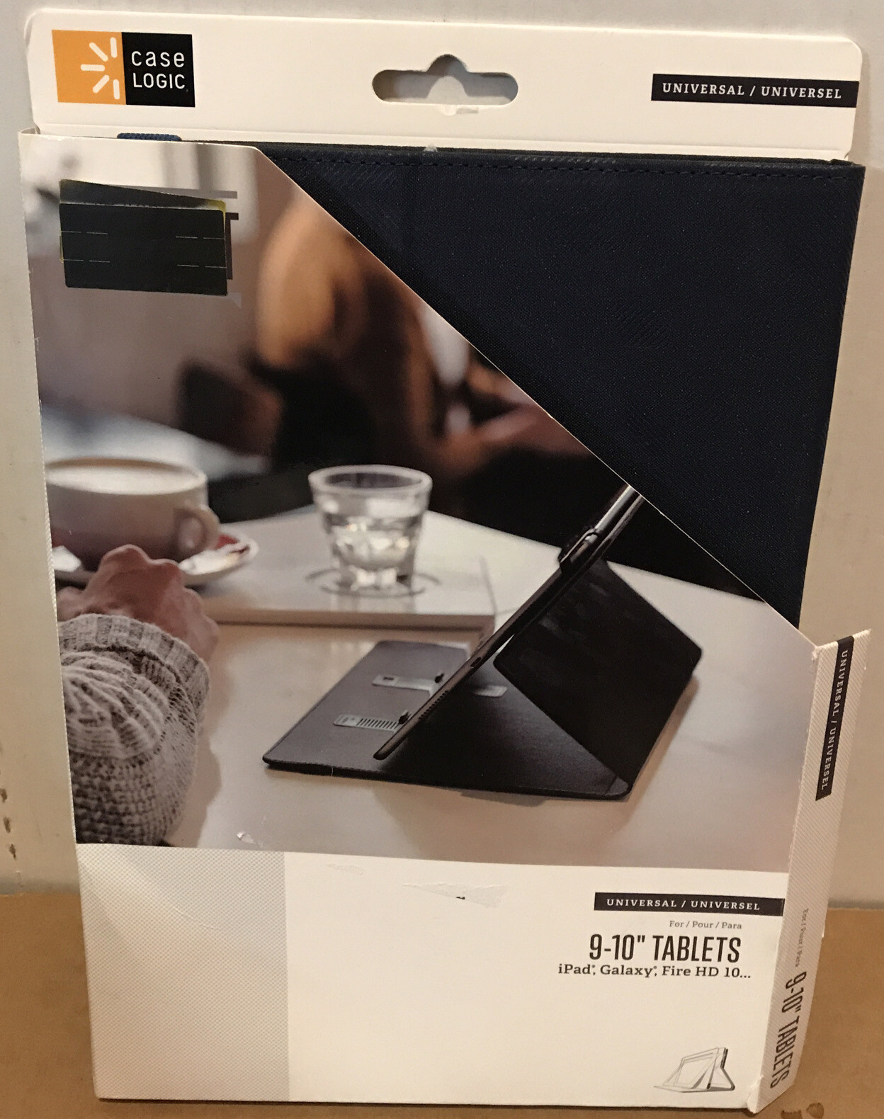 🌍 Case Logic Surefit Folio for 9-10 inch Tablets-Open box,Destroyed box,Blue ‼️