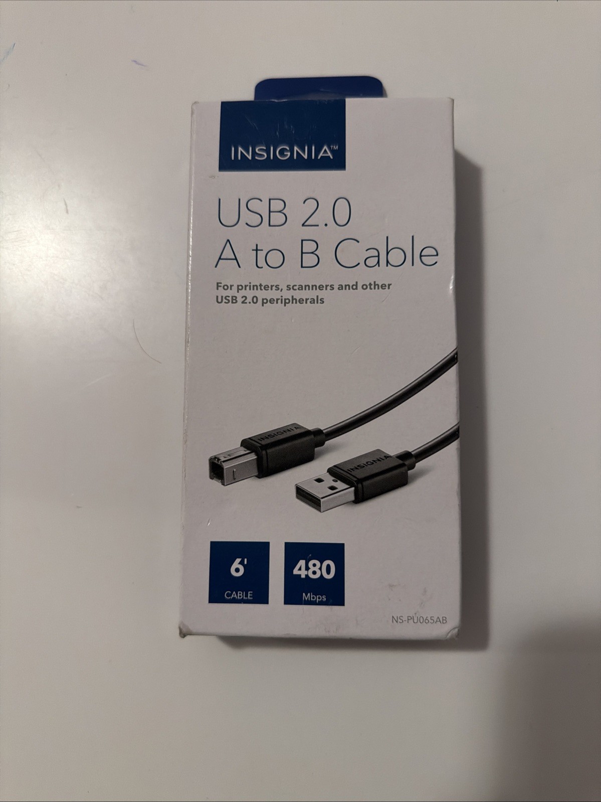 Insignia NS-PU065AB 6ft USB A/B Cable - Black