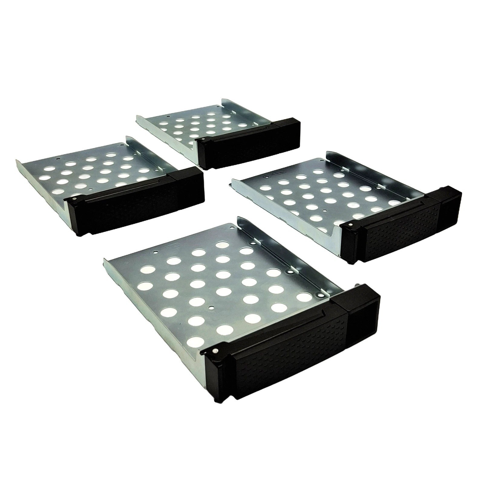 Lot of 4 QNAP 3.5"/2.5" HDD SSD Drive Trays Caddies 19Z00-000245-03-RS W/ Screws