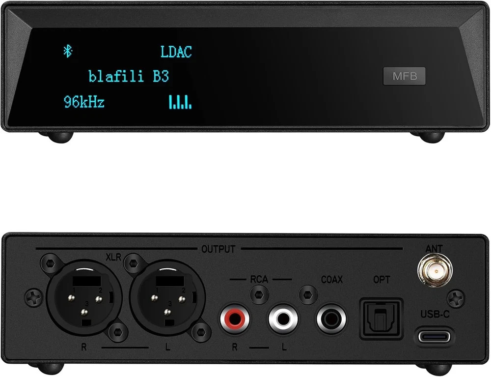 B3 Professional XLR Bluetooth v5.1 Music Receiver LDAC & aptX HD Streamer NEW