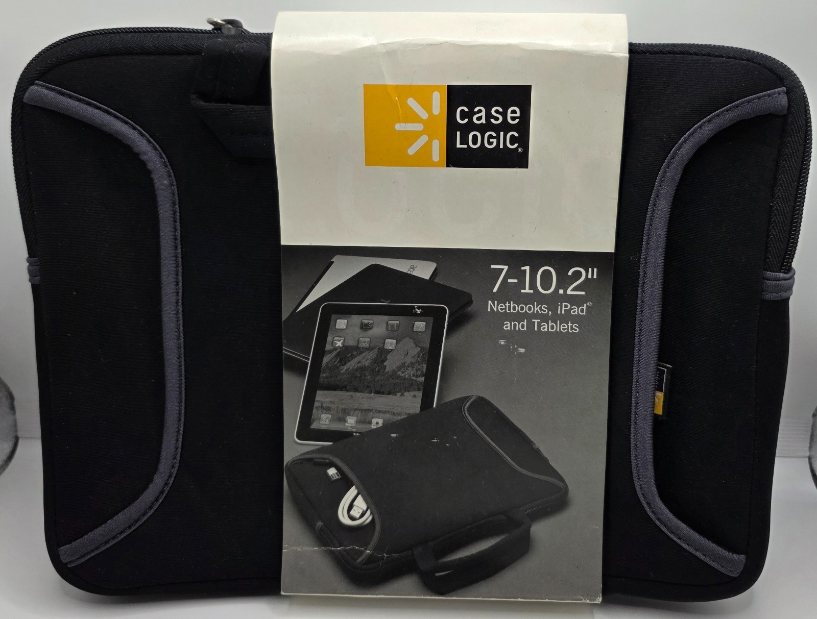 Case Logic 10 Tablet iPad Surface Sleeve Black Neoprene