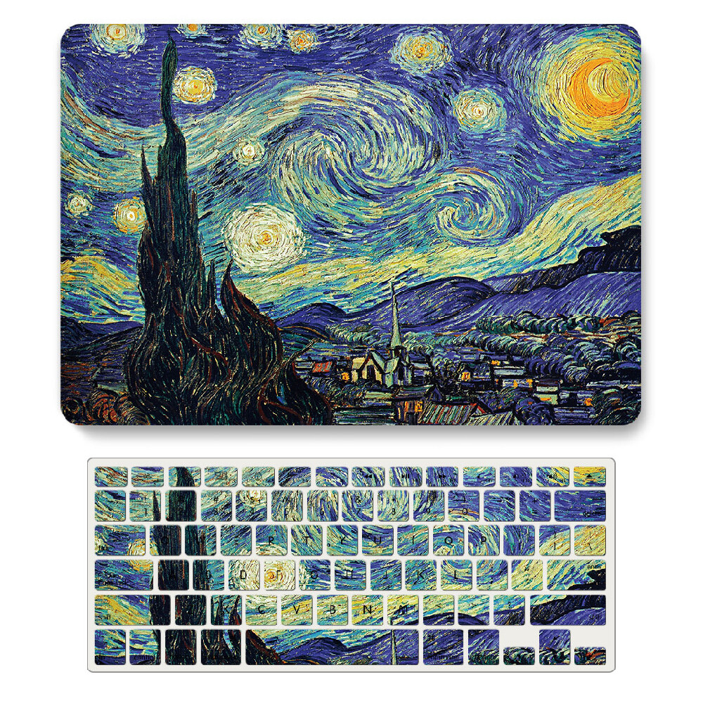 MacBook Air 13" Case Keyboard Cover for Models A2337 & A2179 w/ Artist Paintings