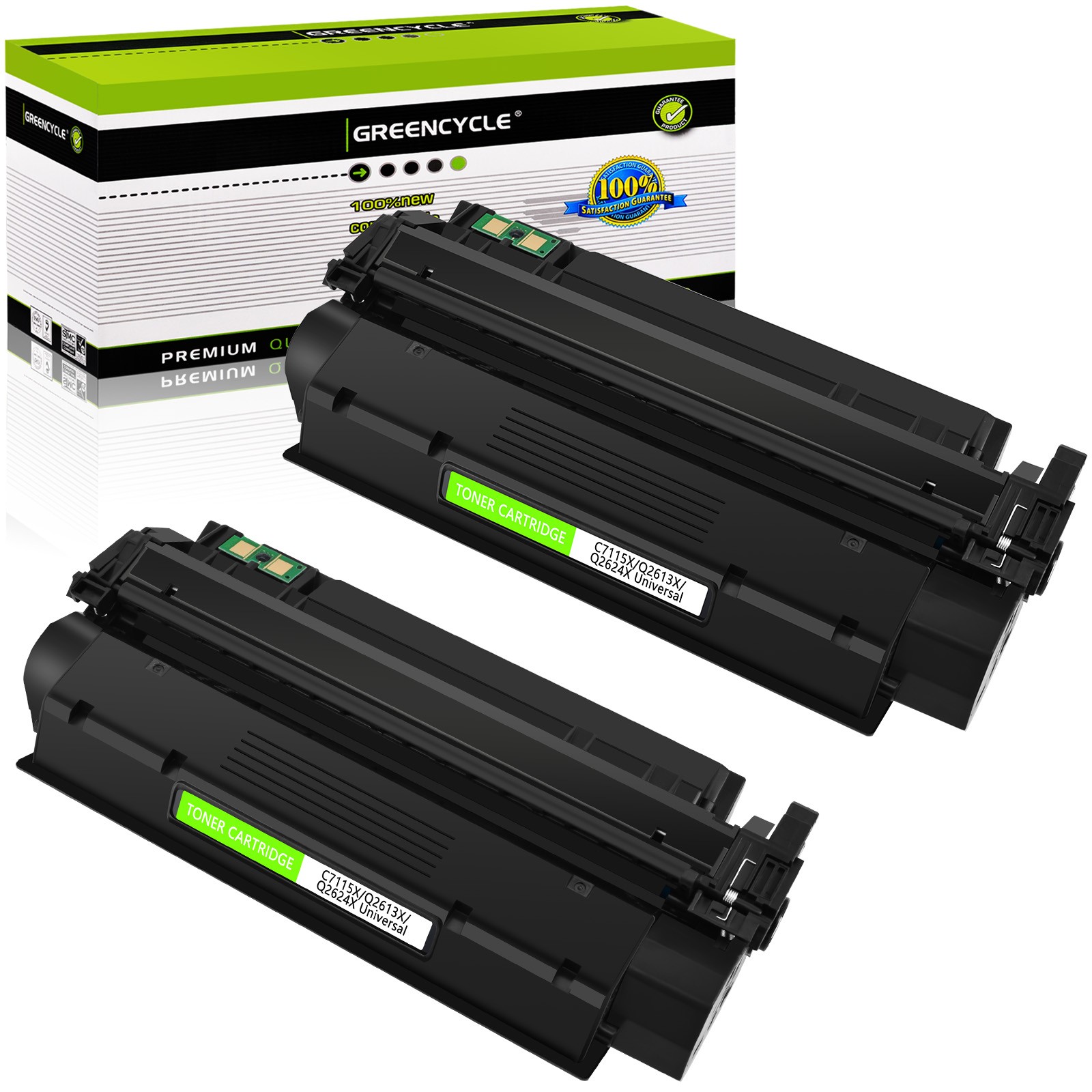 2PK C7115X High Yield Toner Fit For HP LaserJet 1000 1005 1200 1200N 1200SE 1220