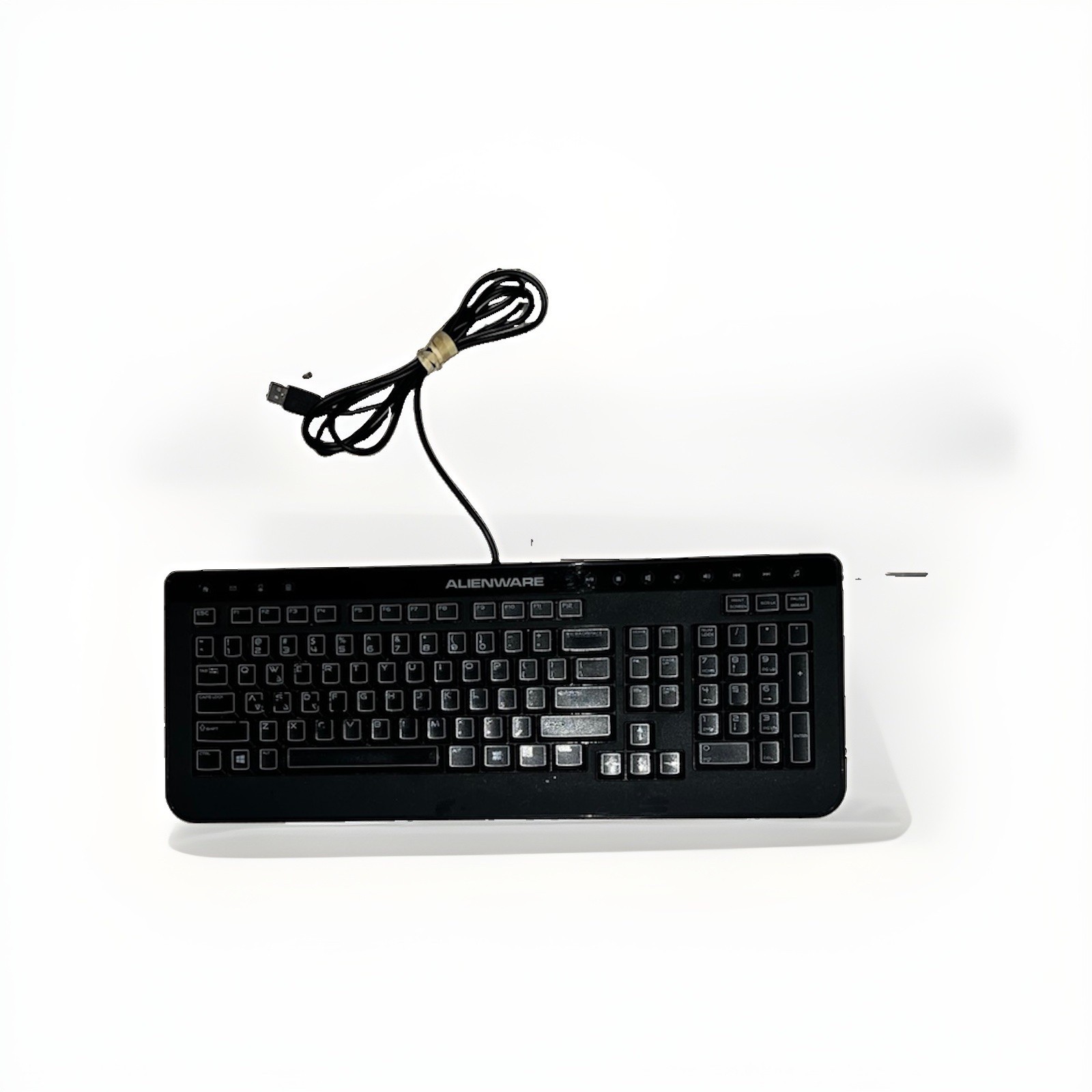 Alienware Slim Gaming Keyboard SK-8165 Wired USB Black Tested