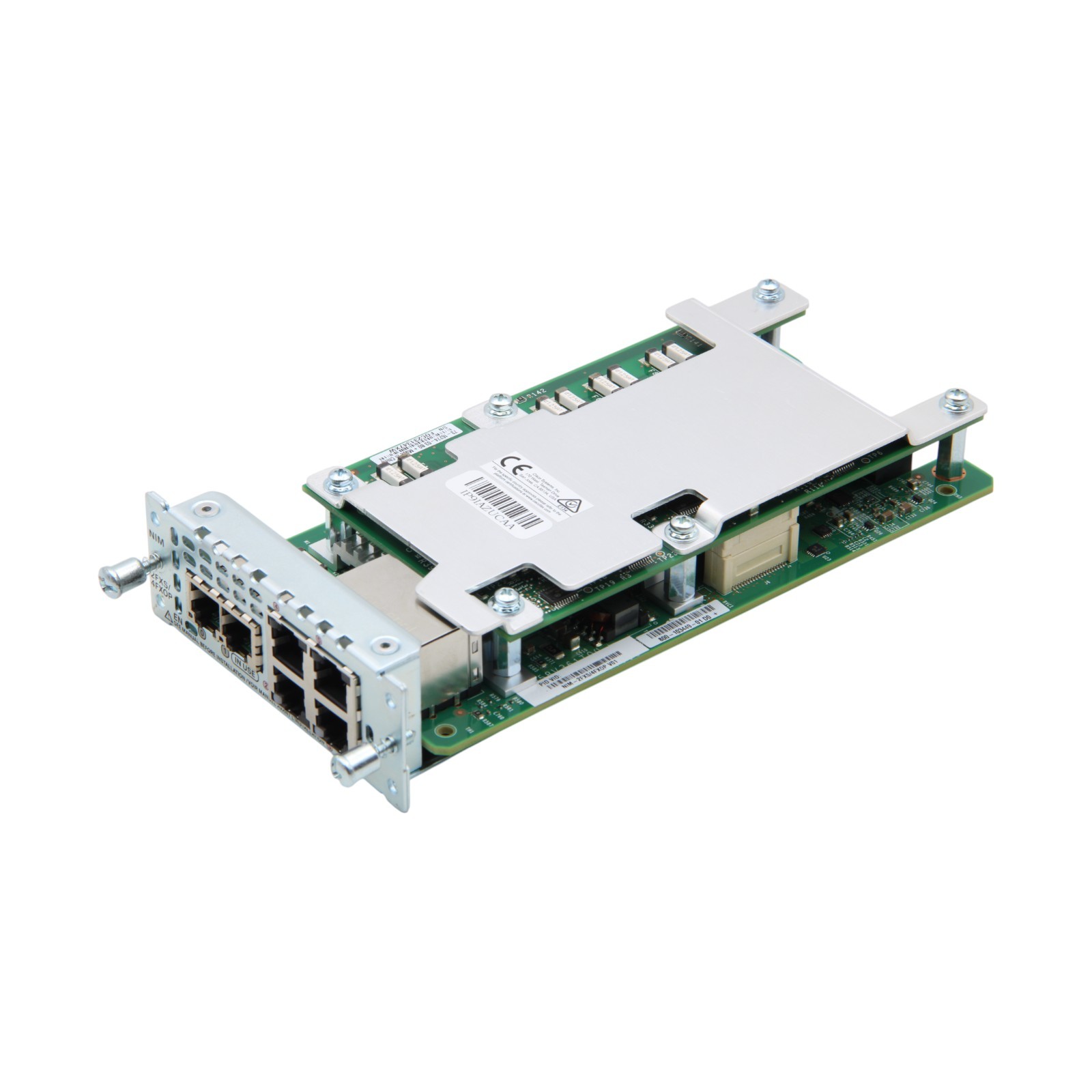 Cisco NIM-2FXS/4FXO 800-103449-01 2/4 Port FXS/FXO NIM Network Interface Module
