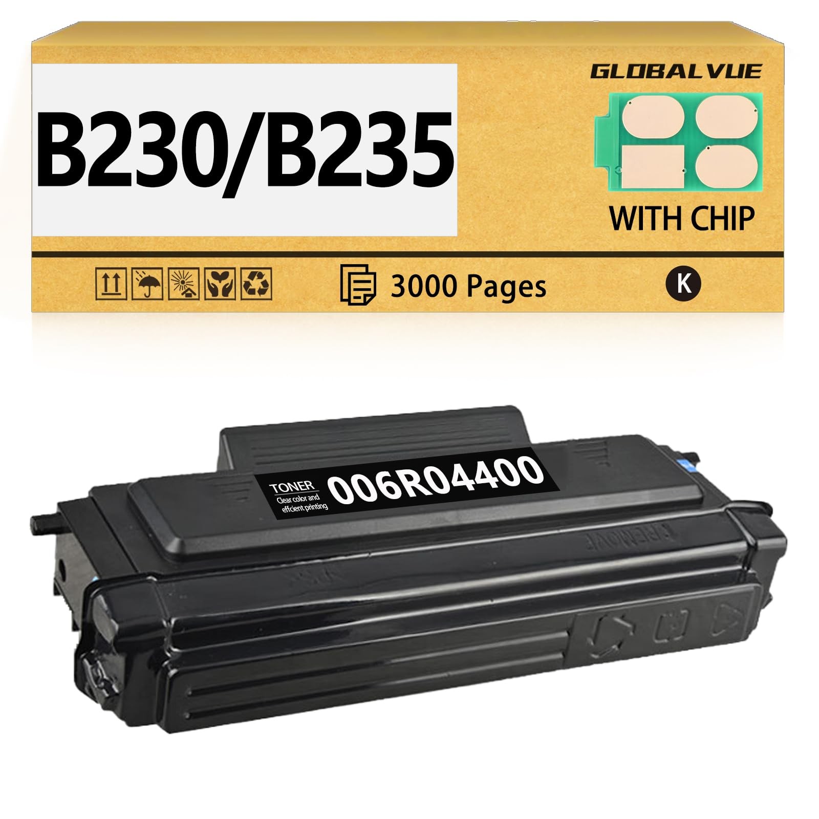 B230 B225 B235 Toner Cartridges 1 Pack (with Chip) Compatible with Xerox B230...