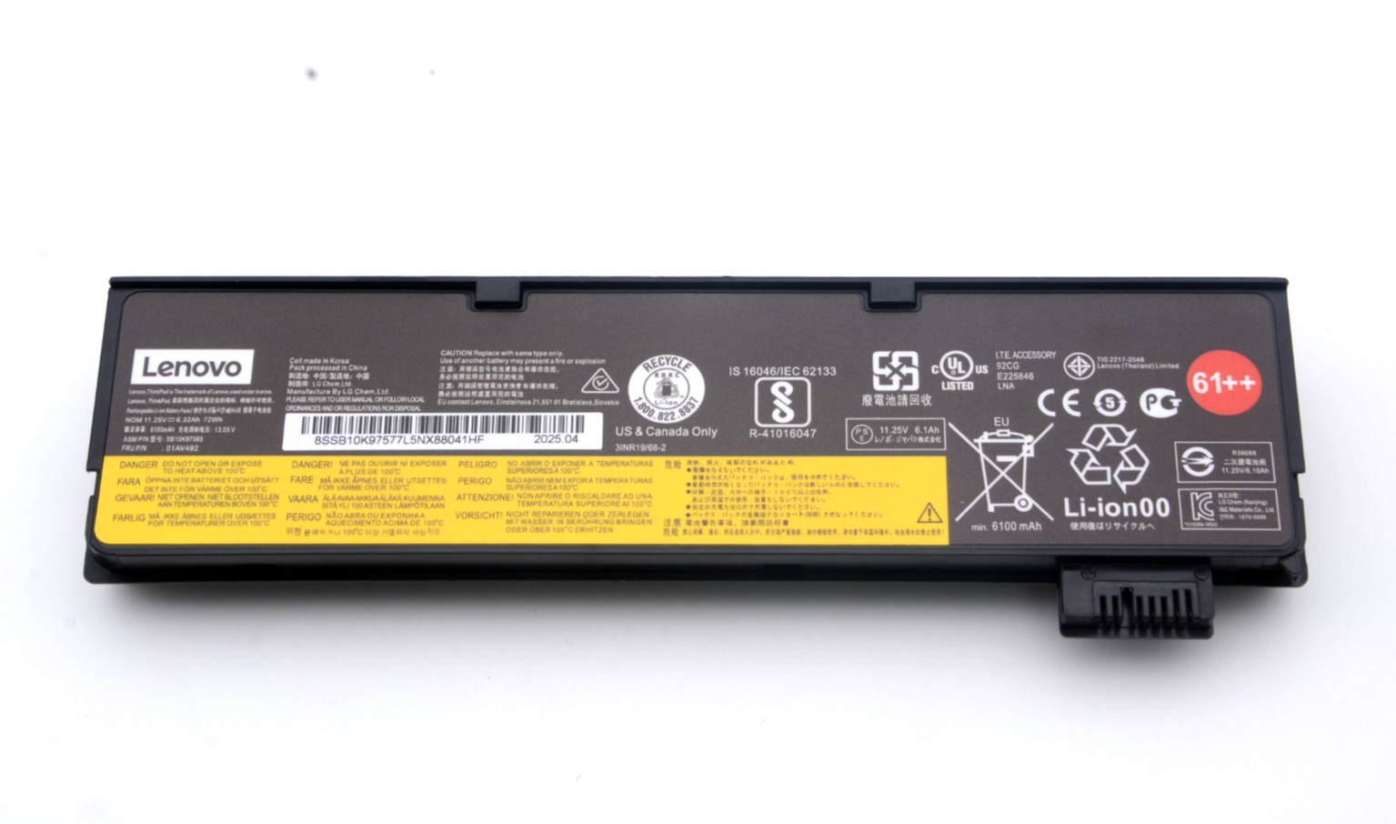 New Genuine 72Wh 01AV427 Battery for Lenovo ThinkPad T470 T480 SB10K97580 61++