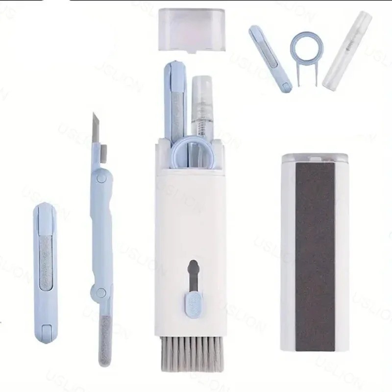 7 in 1 Keyboard Cleaning Kit Screen Brush Earphone Cleaner Dust Tool Laptop