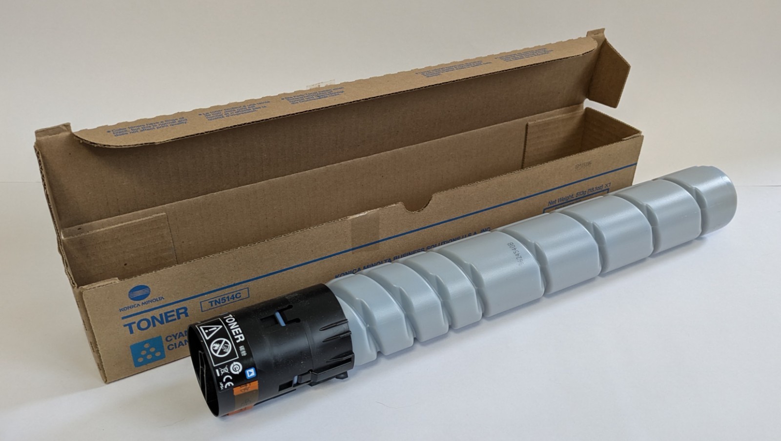 Konica Minolta TN514C Cyan Toner Cartridge A9E8430 OEM Genuine New Sealed