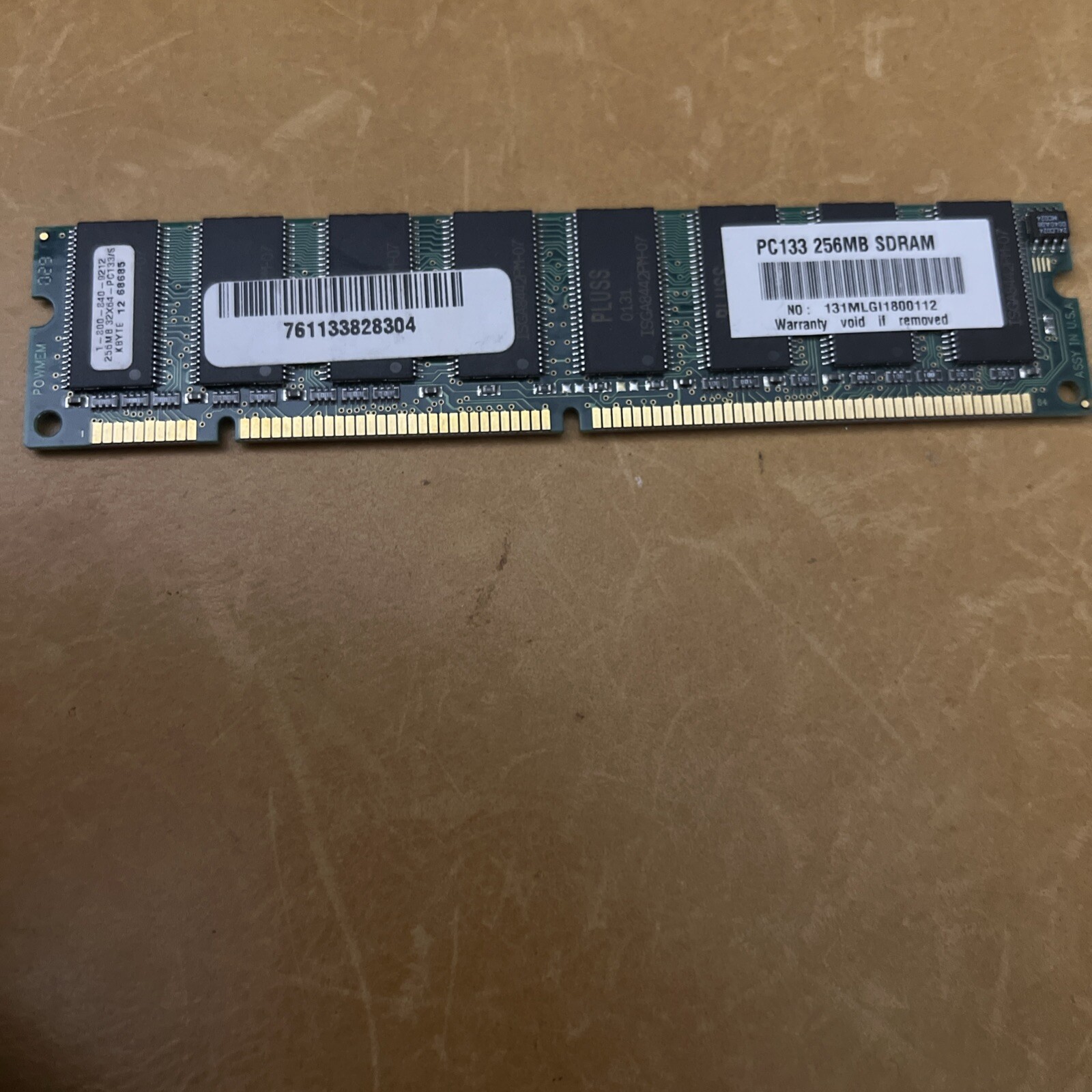 256MB 1x256MB PC-133 SDRAM