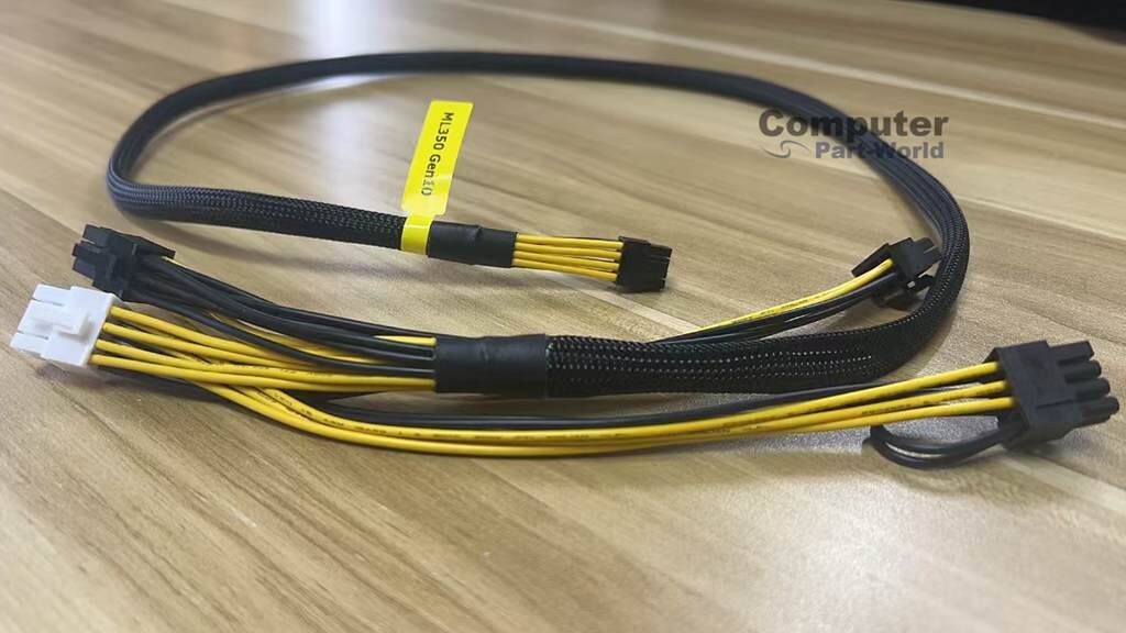 GPU 877628-B21 1x8Pin to 1x8Pin+2x6pin+1x8pin (Tesla) for DL380 ML350 G10 35cm